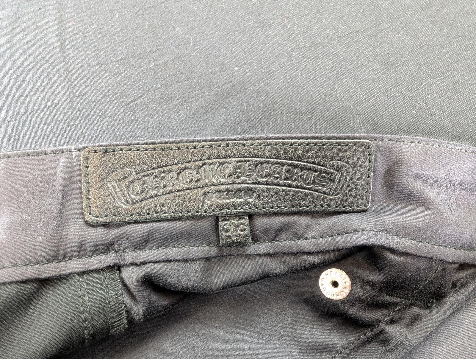 Chrome Hearts Chrome Hearts Double Knee Chino Pants in Black Size US 38 / EU 54 - 10 Thumbnail