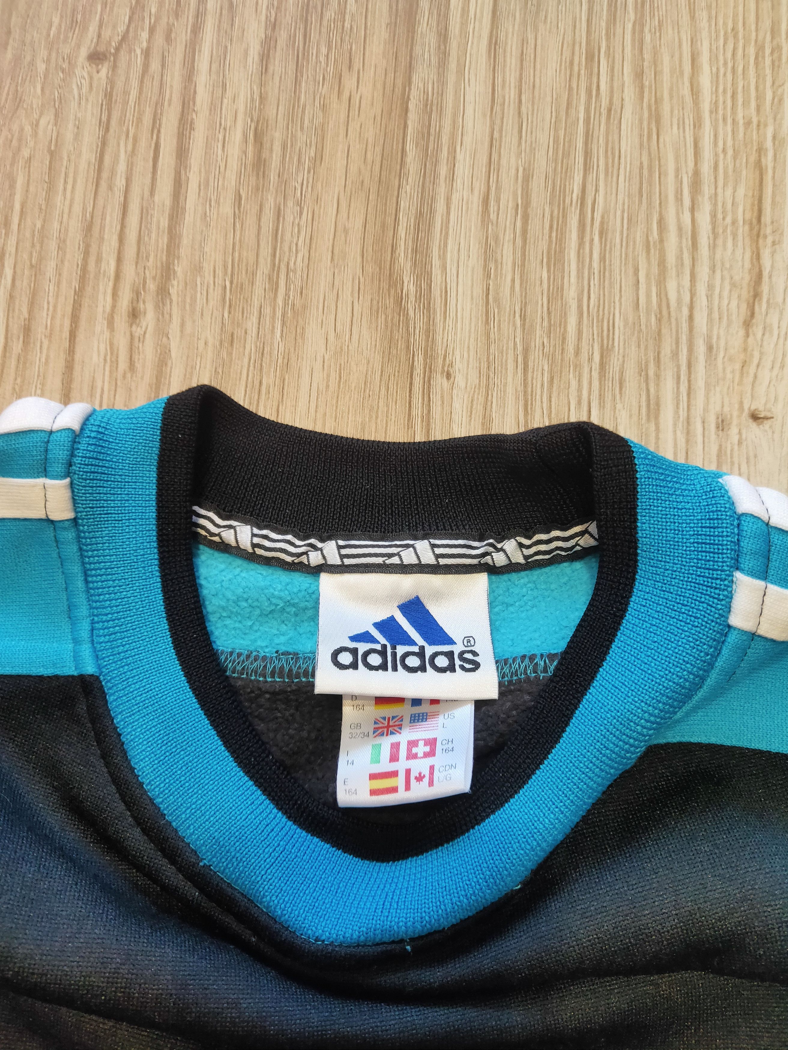 Adidas × Vintage 90s Adidas Vintage Sweatshirt Equipment style crazy y2k Size US S / EU 44-46 / 1 - 4 Thumbnail