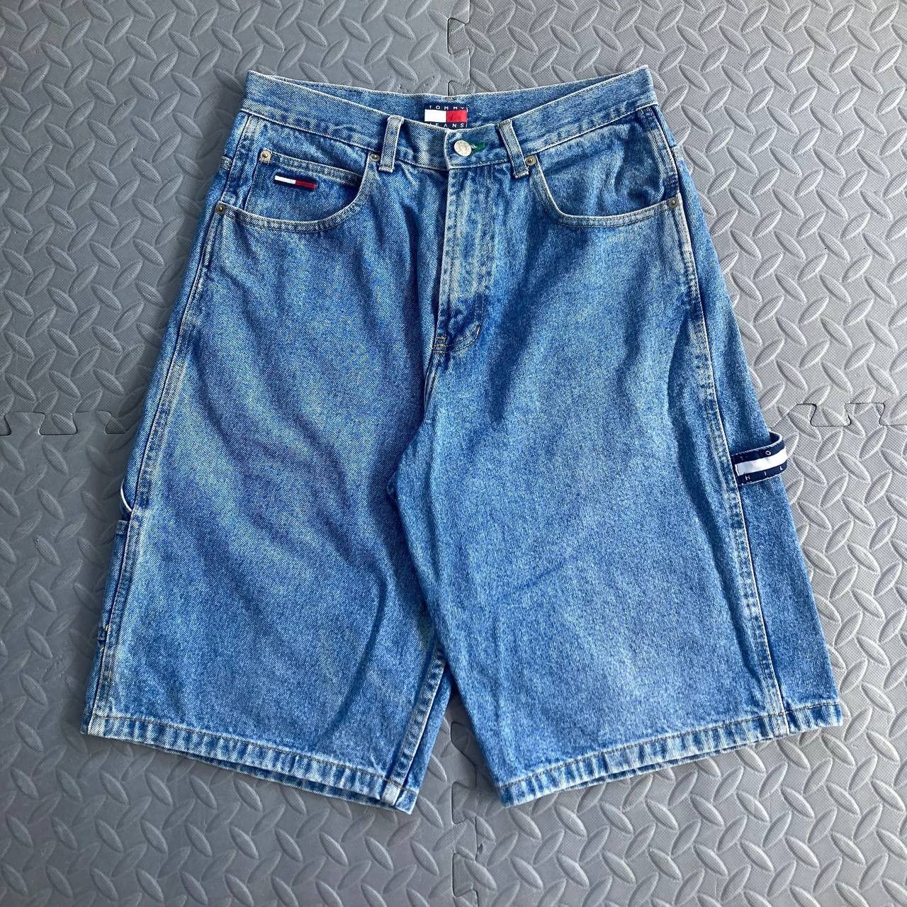 Tommy Jeans Vintage Y2k Carpenter Jorts Size US 30 / EU 46 - 2 Thumbnail