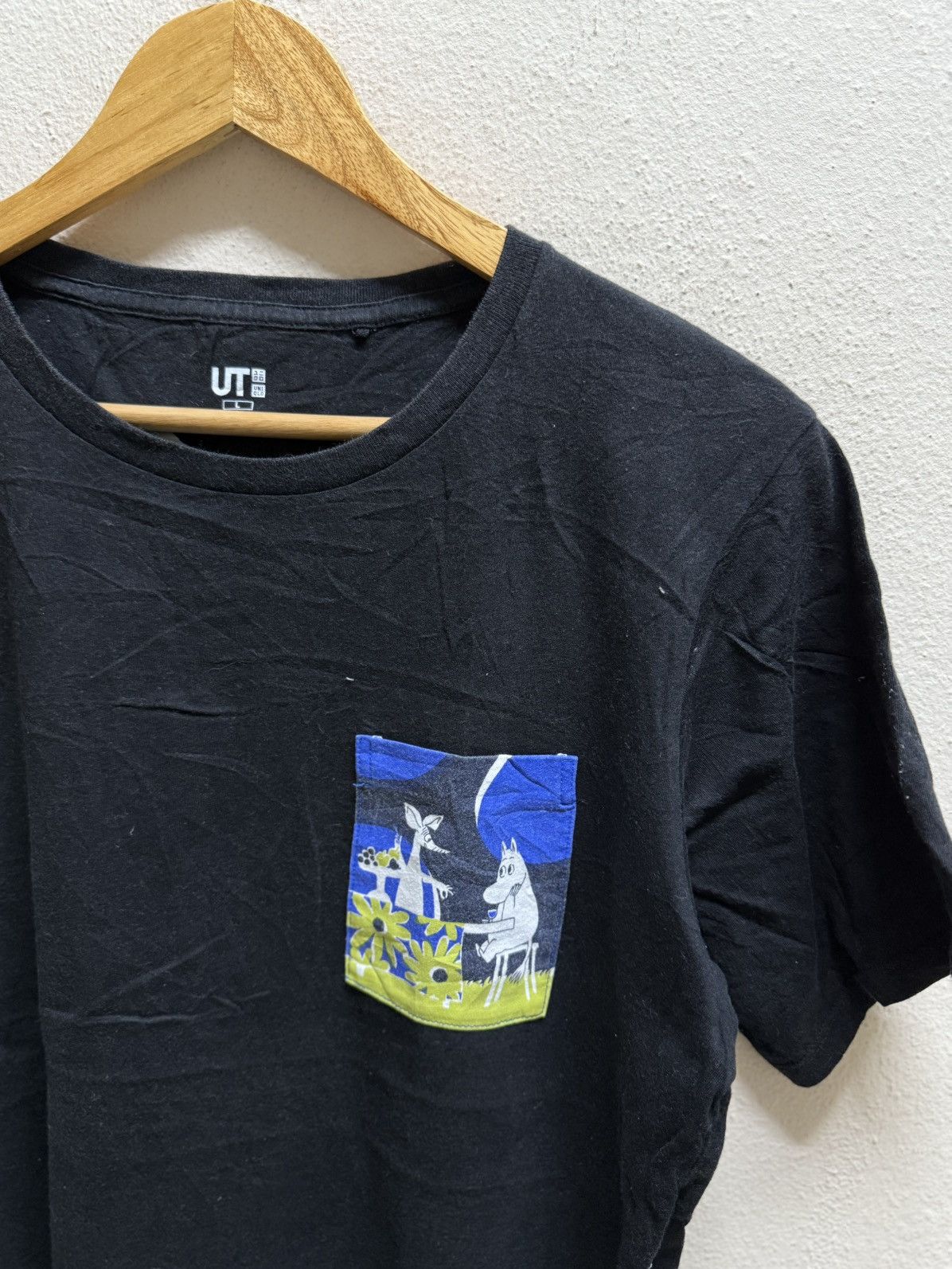 Uniqlo UNIQLO X MOOMIN CHARACTERS SINGLE POCKET JAPANESE ANIME TEE Size US S / EU 44-46 / 1 - 5 Thumbnail
