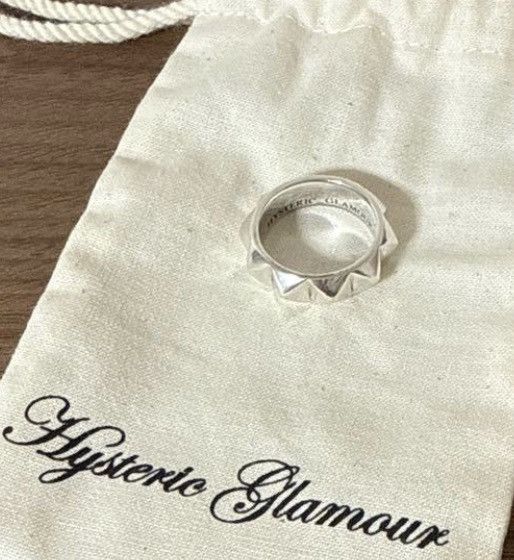 Hysteric Glamour Hysteric Glamour Studded Silver Ring US8 Size ONE SIZE - 3 Thumbnail