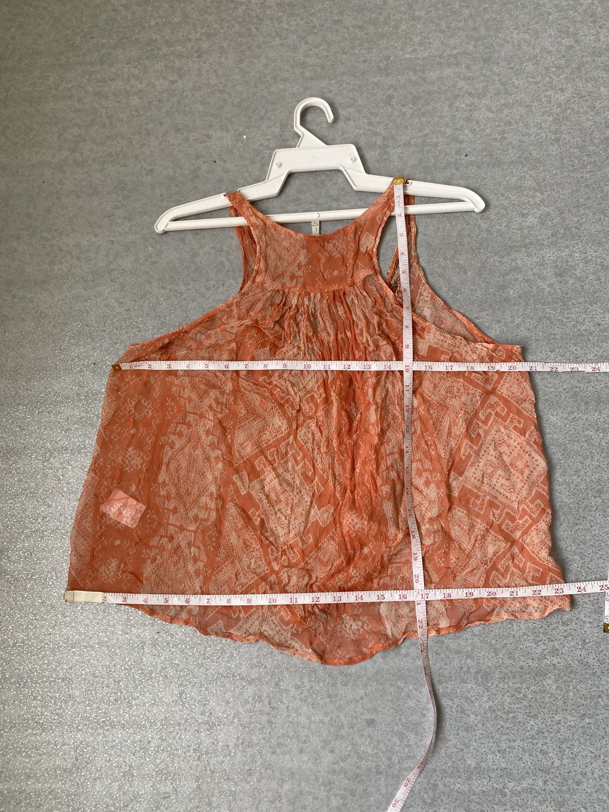 Other Joie Boho Sleeveless Chiffon Top with Beaded Neckline Size L / US 10 / IT 46 - 8 Thumbnail