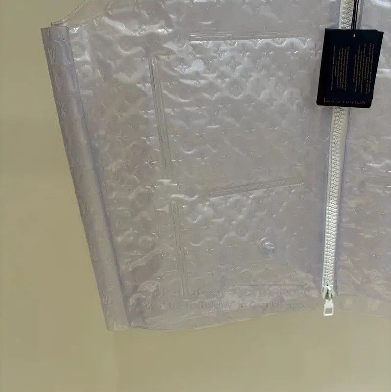 Louis Vuitton Louis Vuitton Transparent Sleeveless Coat for Men . Size US M / EU 48-50 / 2 - 4 Thumbnail
