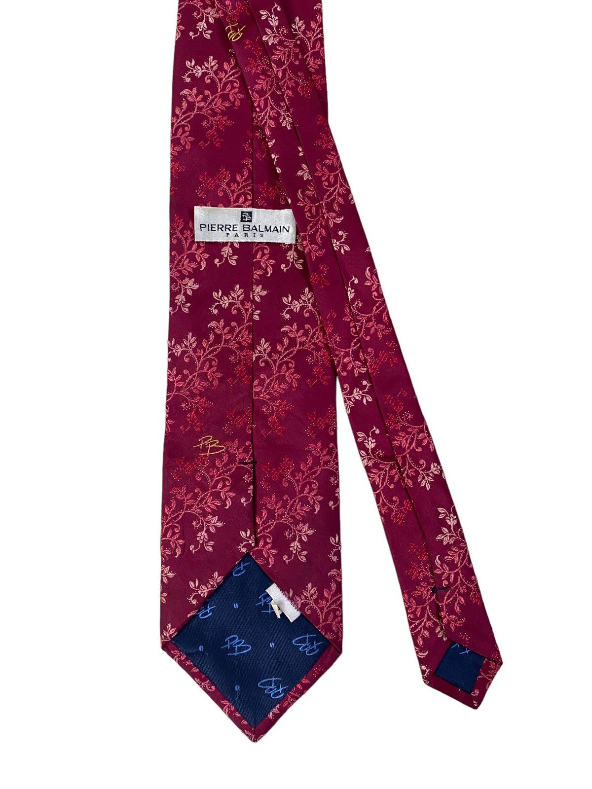Pierre Balmain × Vintage 💥VINTAGE PIERE BALMAIN PB neck tie silk ties Size ONE SIZE - 4 Thumbnail