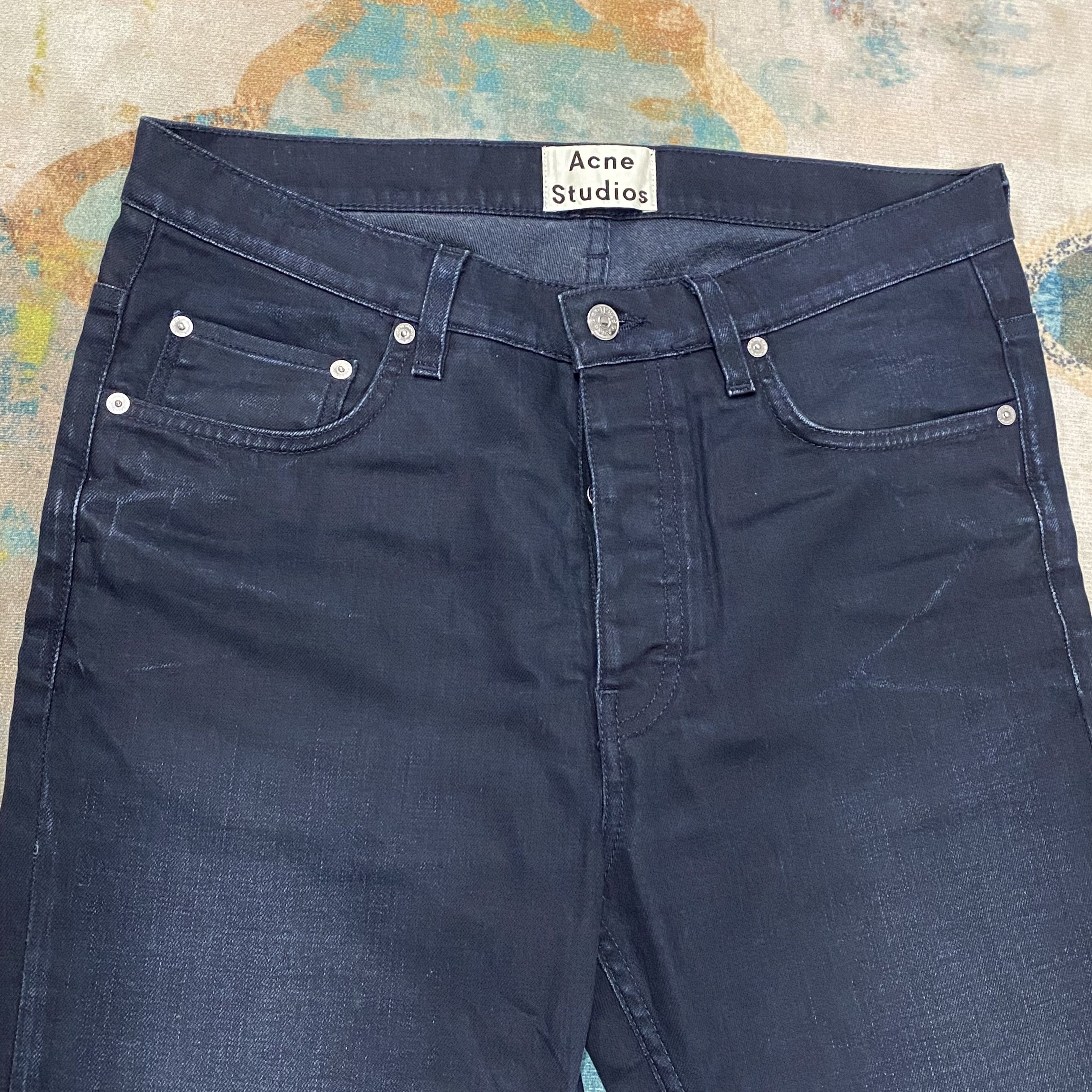 Acne Studios Acne Studio Town Twilight Slim Fit Jeans Size US 32 / EU 48 - 5 Thumbnail