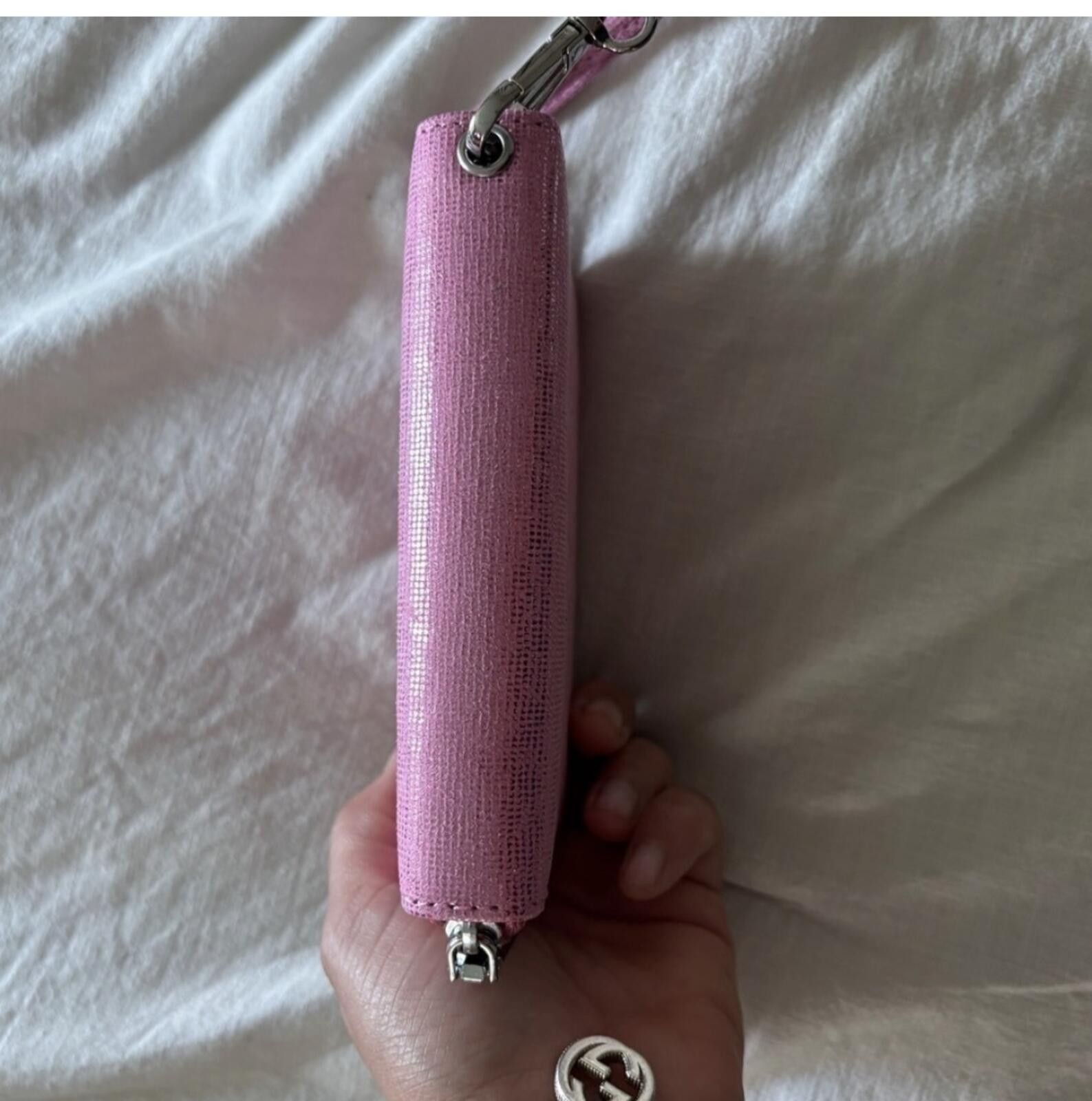Other (Boutique) Pink Canvas Wristlet Wallet Size ONE SIZE - 6 Thumbnail