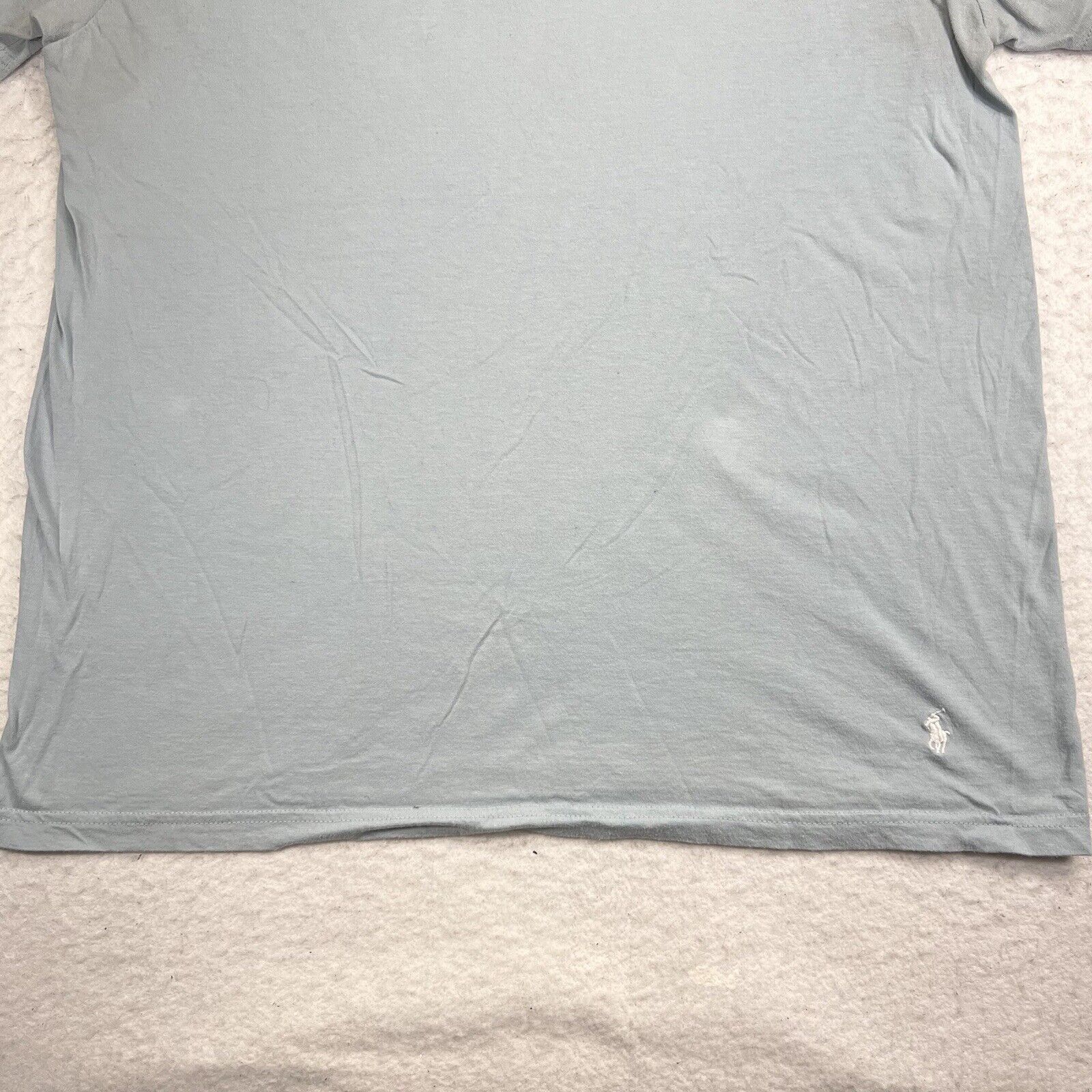 Polo Ralph Lauren Polo Ralph Lauren Large Light Blue T Shirt White Pony Logo Size US L / EU 52-54 / 3 - 6 Thumbnail