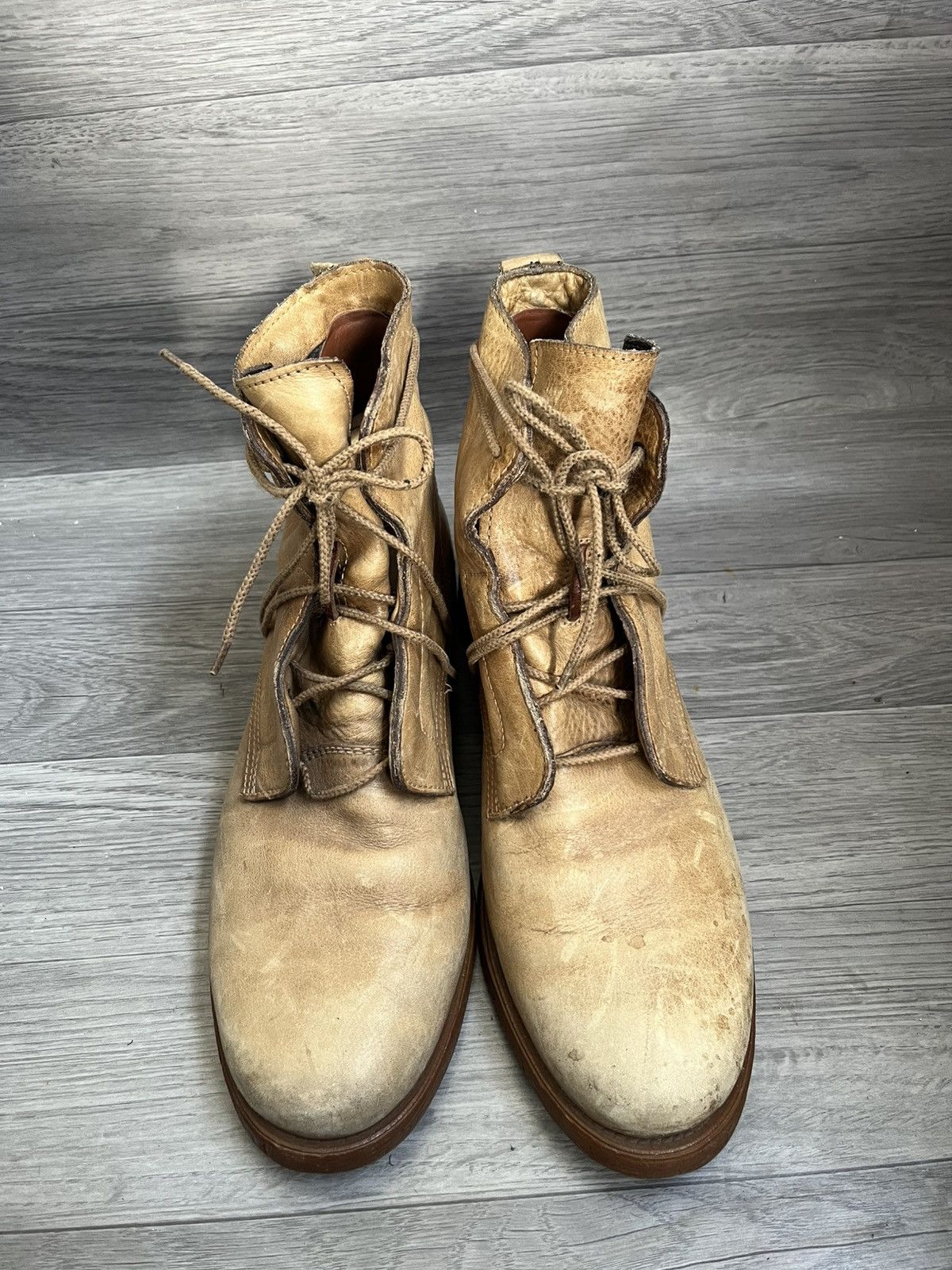 Dirk Bikkembergs Vintage Dirk bikkembergs beige boots sz 44 Size US 11 / EU 44 - 7 Thumbnail