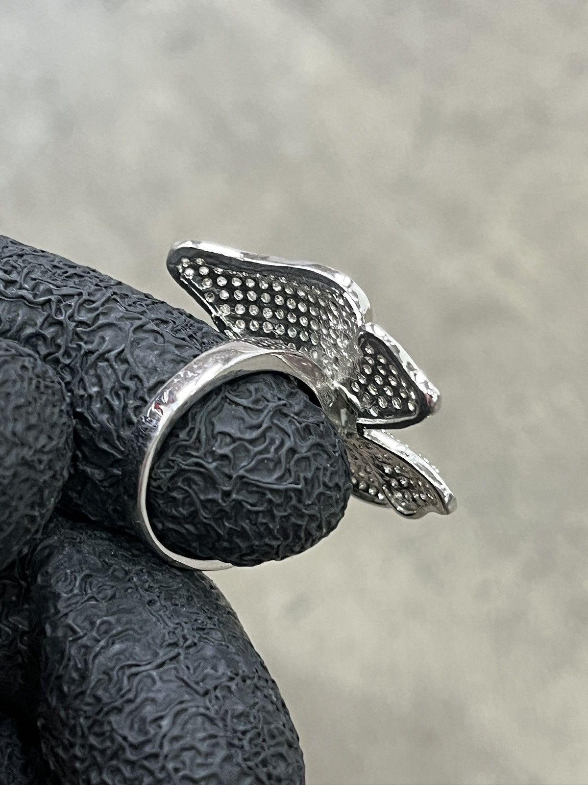 Other Artisanal Diamond Butterfly Ring (unisex) Size ONE SIZE - 9 Thumbnail