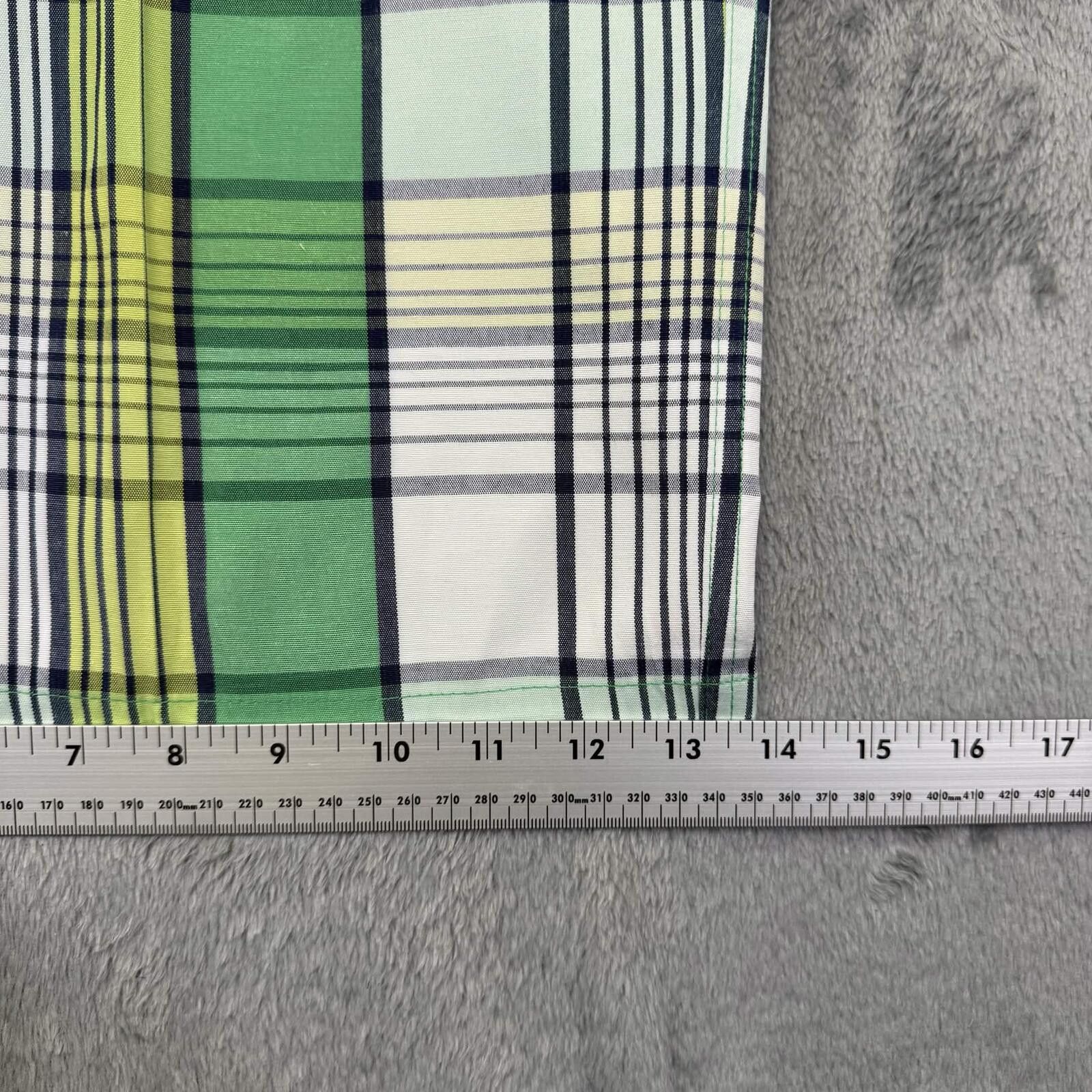 Other Raw Blue Men's Green & White Plaid Cargo Shorts Size US 38 / EU 54 - 5 Thumbnail