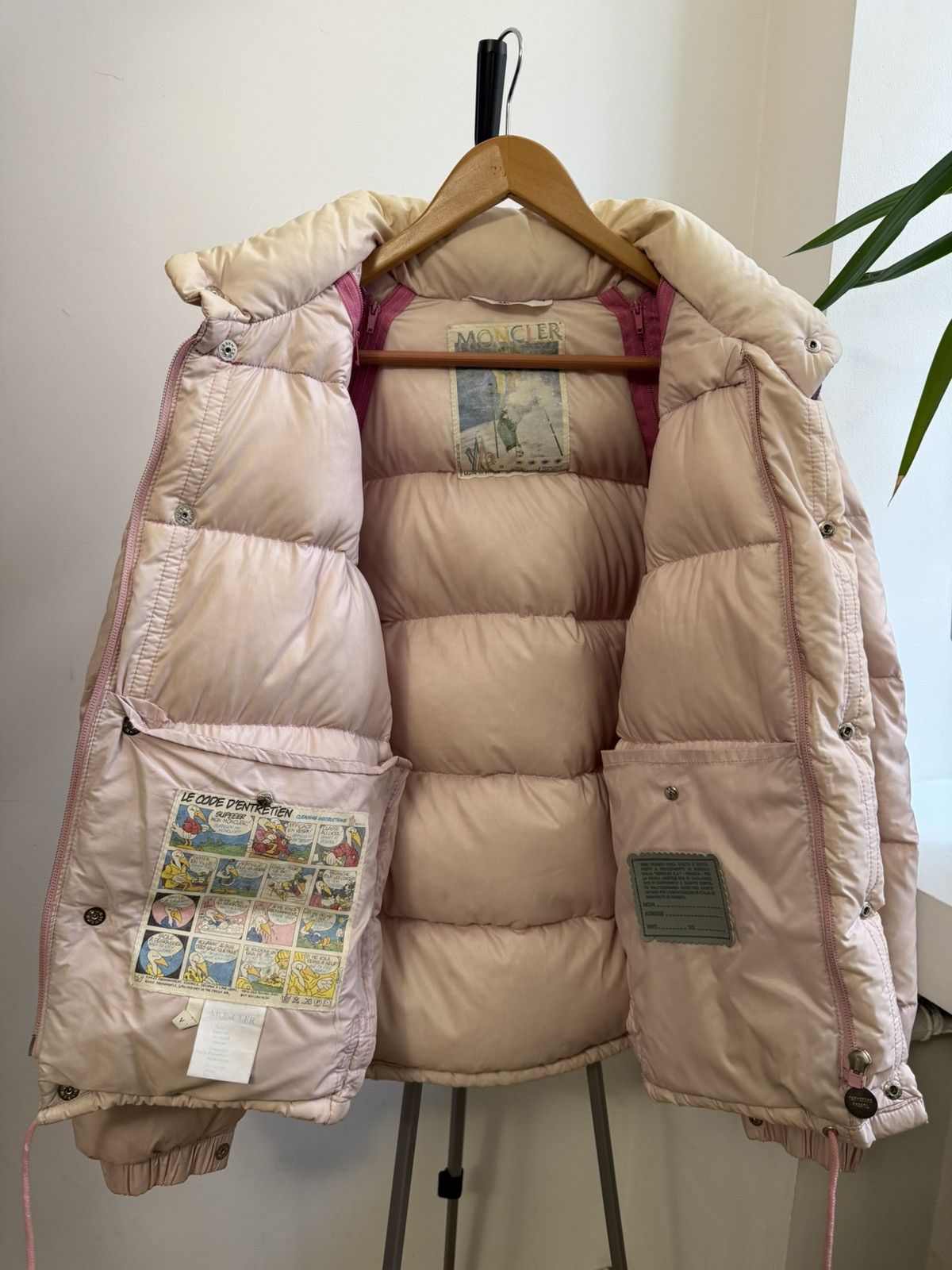 Moncler Moncler Vintage Pink Puffer Down Jacket Size US M / EU 48-50 / 2 - 5 Thumbnail