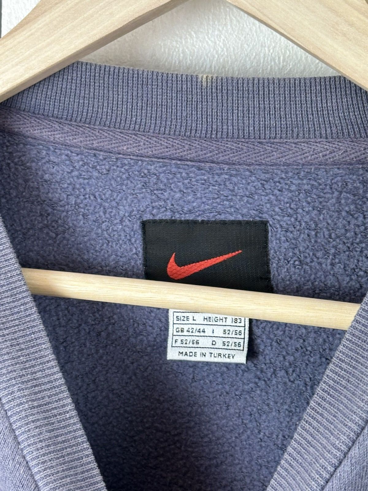 Nike Nike Vintage Y2K Swoosh Boxy Sweatshirt Size US L / EU 52-54 / 3 - 7 Thumbnail