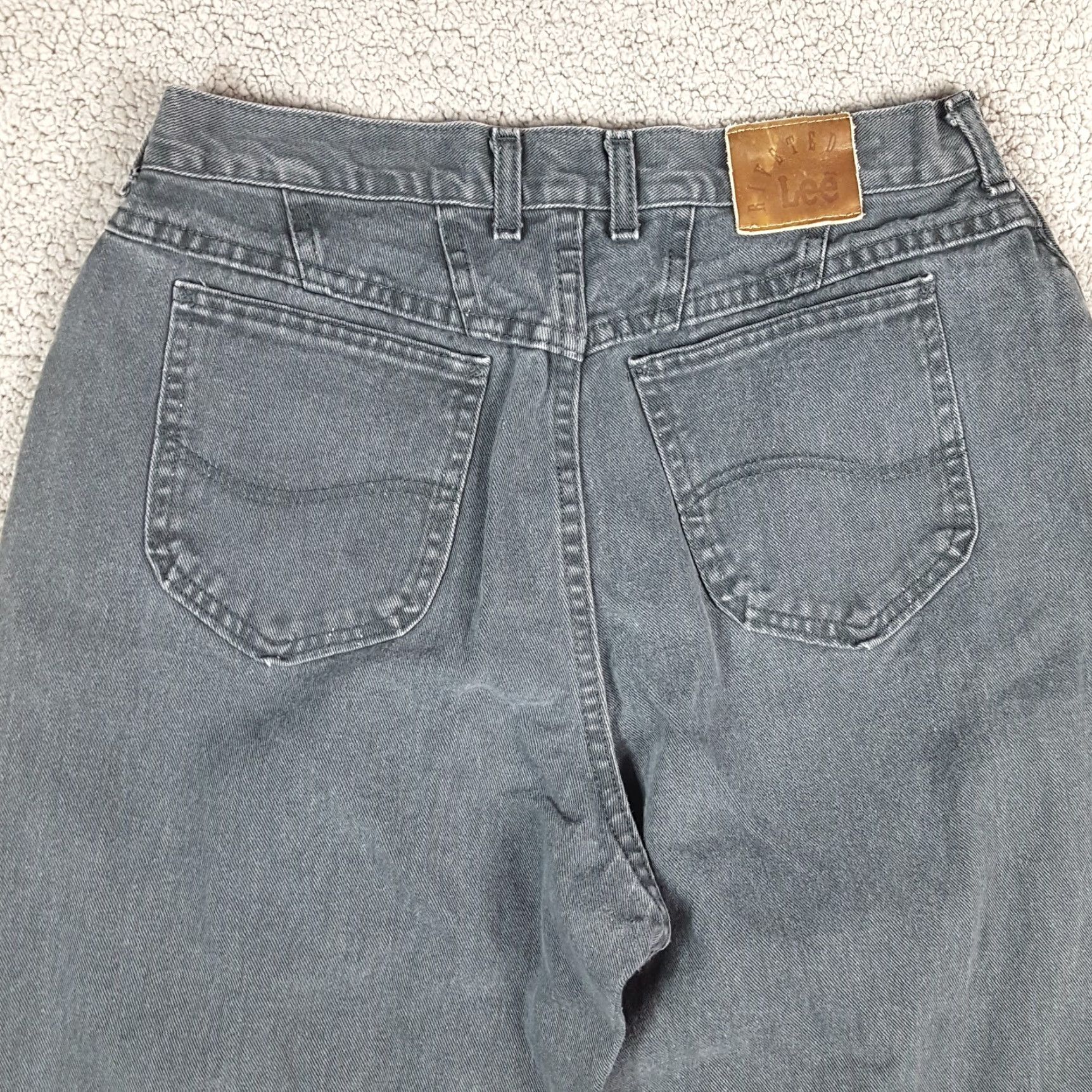 Lee VINTAGE Lee Jeans Women Size 16 High Waist Tapered Denim Casual 80s Retro Blue Size 38" / US 16 / IT 52 - 6 Thumbnail