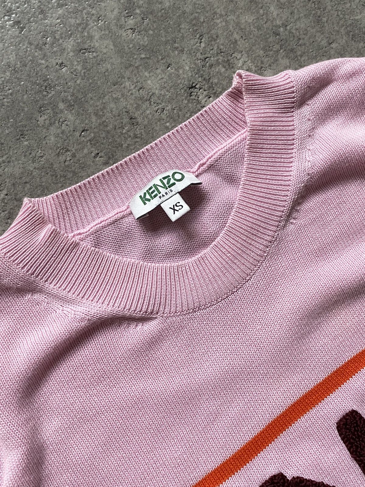 Kenzo Kenzo Cotton Pink Cute Sweater Size XS / US 0-2 / IT 36-38 - 4 Thumbnail