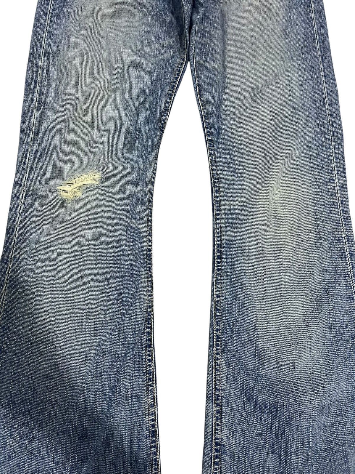 If Six Was Nine SUPER FLARE💥 VINTAGE EDWIN WASHED BLUE DENIM PANTS Size 32" / US 10 / IT 46 - 3 Thumbnail