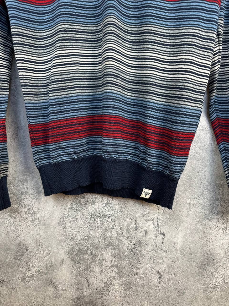 John Smedley John Smedley Merino Wool Striped Polo LS Sweater Jumper Size US S / EU 44-46 / 1 - 7 Thumbnail
