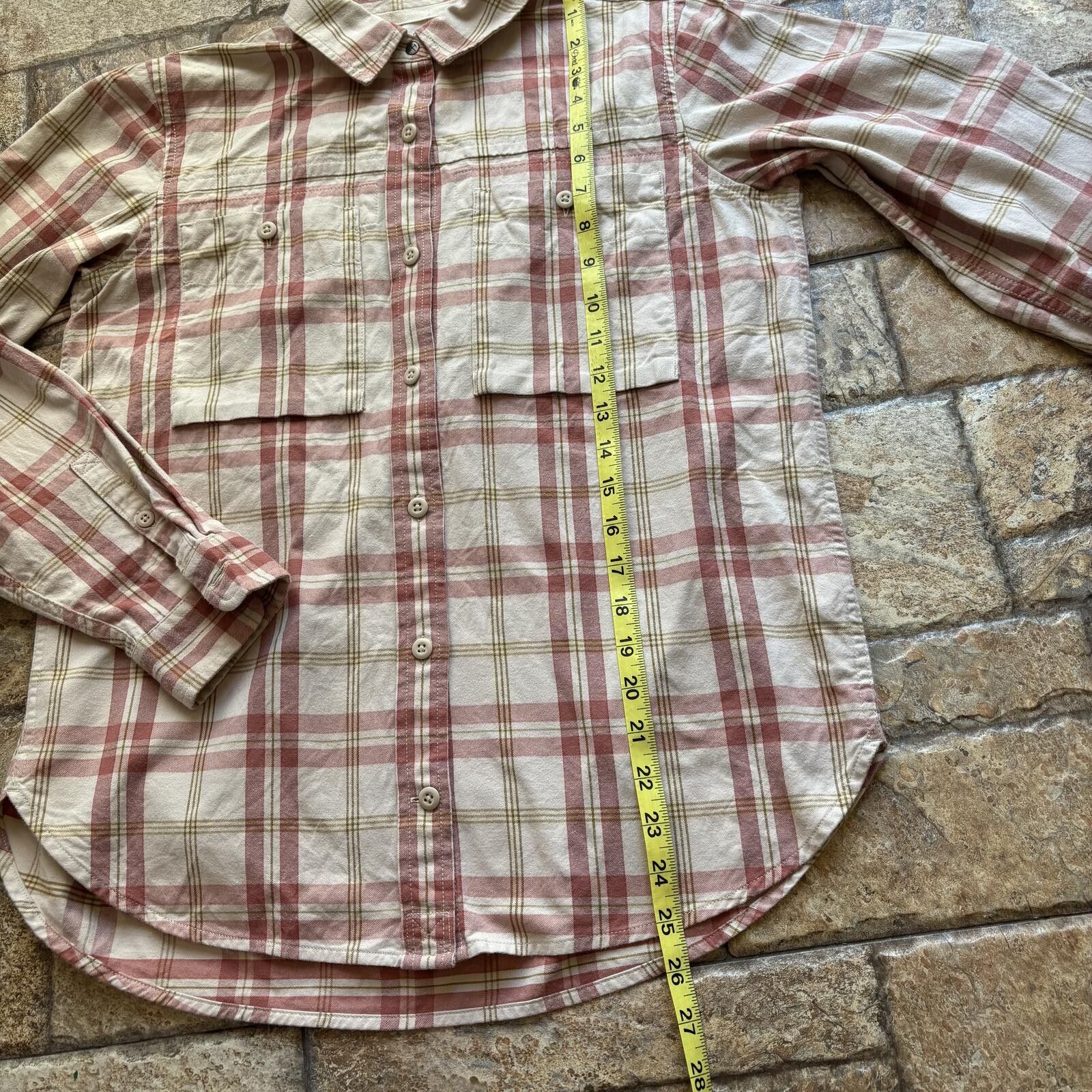 Rei REI Co-op Plaid Flannel Shirt Granola Size M Size M / US 6-8 / IT 42-44 - 5 Thumbnail