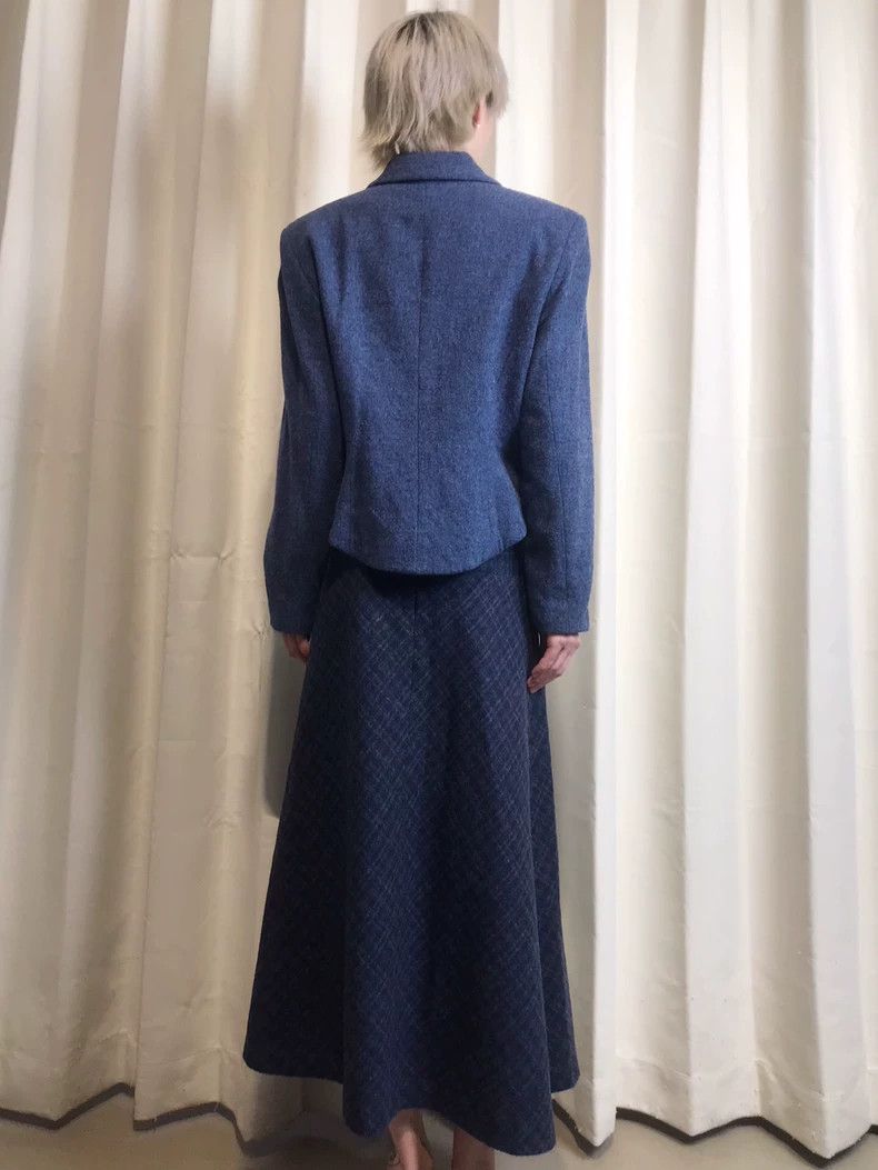 Kenzo Kenzo Vintage Showa woolen floral embroidered check set Size XS / US 0-2 / IT 36-38 - 3 Thumbnail