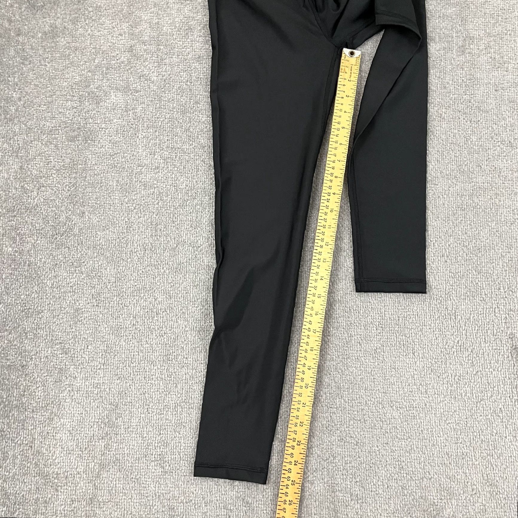 Vintage OFFLINE by AERIE Leggings Womens Small 25" Black Athletic Activewear Cropped Skinny 7/8 Pants Size 28" / US 6 / IT 42 - 7 Thumbnail