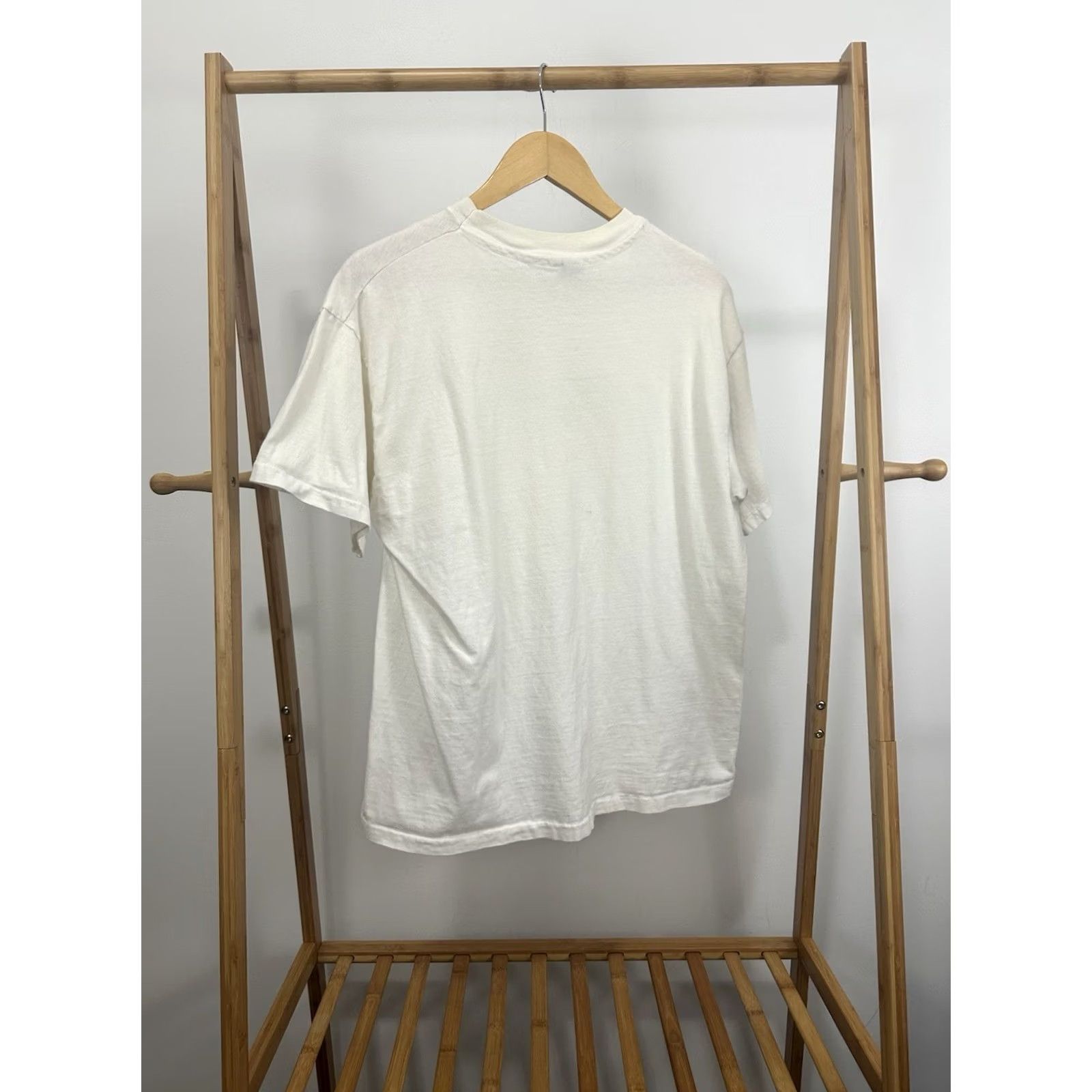 Hanes VTG 90s Symbiosis T-Shirt Mice Frog Reptile Art Nature Hanes White L Mens XS? Size US L / EU 52-54 / 3 - 2 Thumbnail
