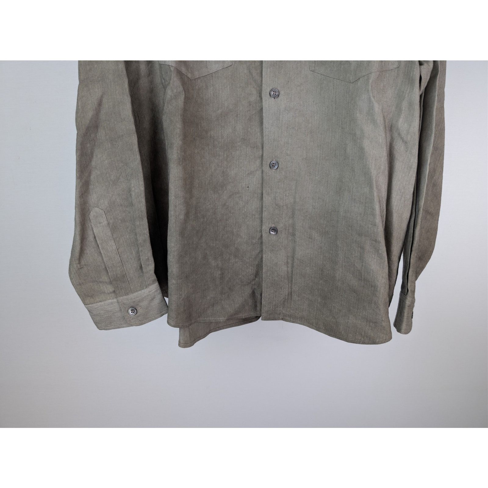 Enfants Riches Deprimes o1rshd1 Artist Button Down Shirt in Neutrals Size US XL / EU 56 / 4 - 4 Thumbnail