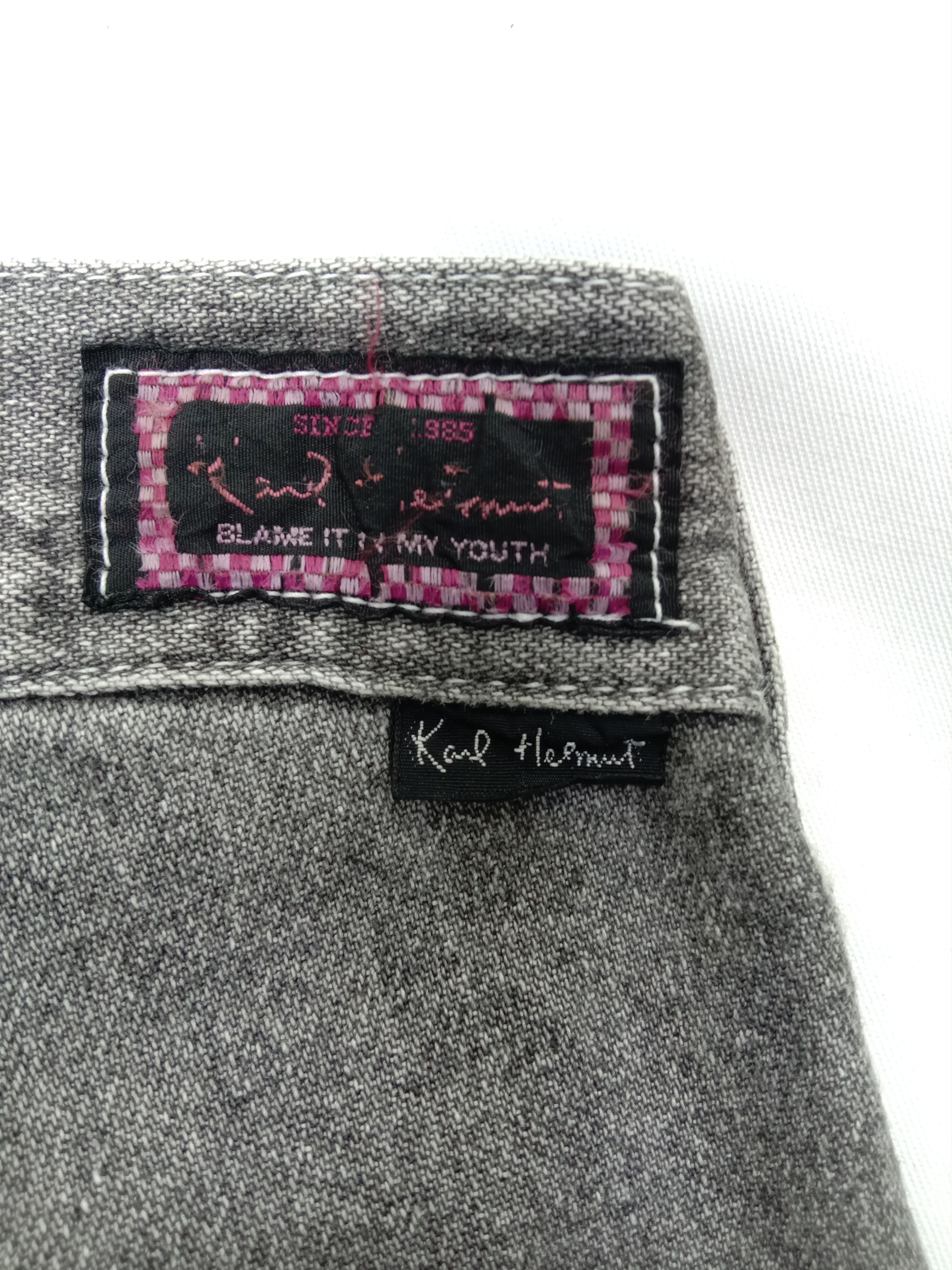 Japanese Brand Baggy Jeans Karl Helmut Double Knee Carpenter Wide Denim Size US 30 / EU 46 - 18 Thumbnail