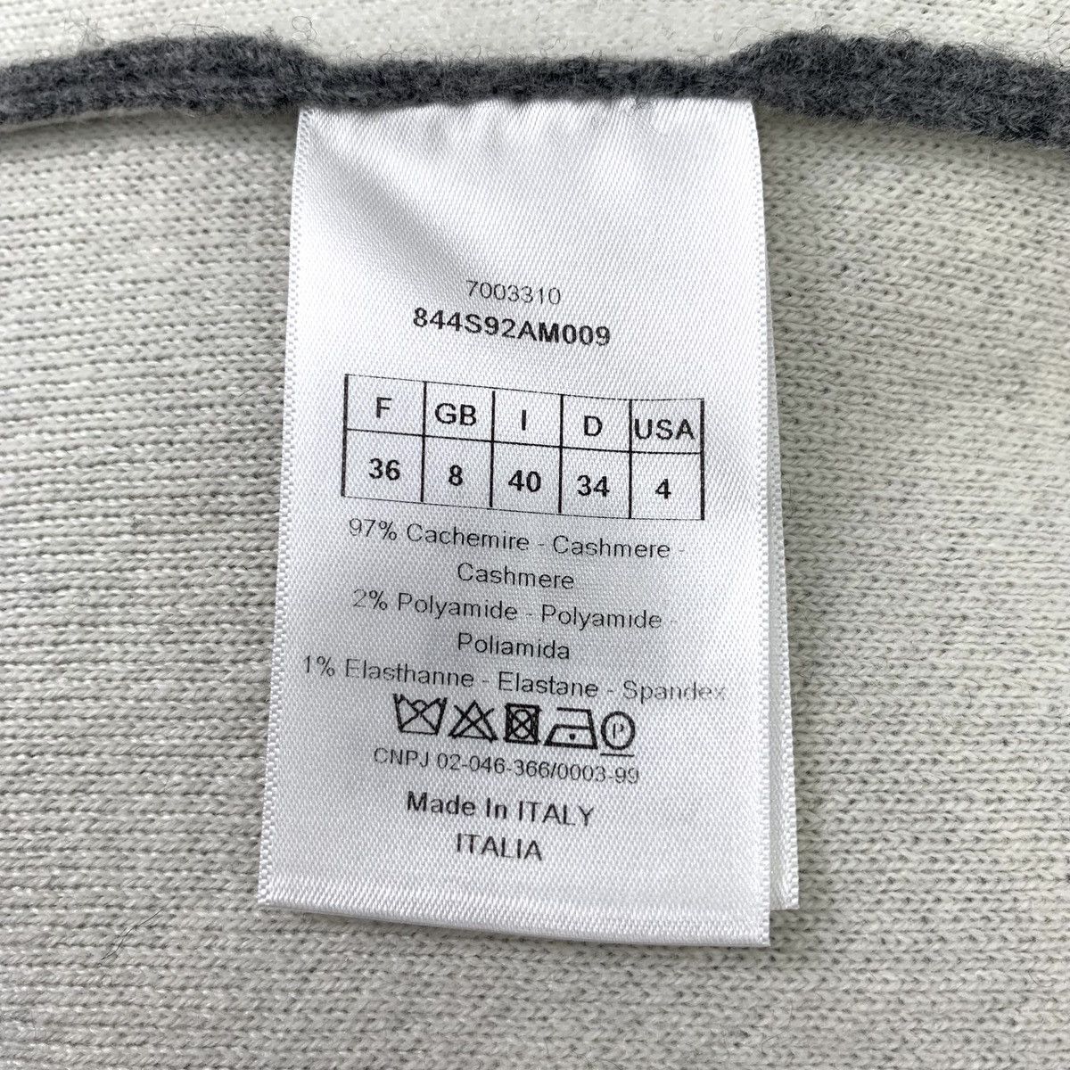 Dior Christian Dior Hooded Long Sleeve Knit Top K26WX Size XS / US 0-2 / IT 36-38 - 6 Thumbnail