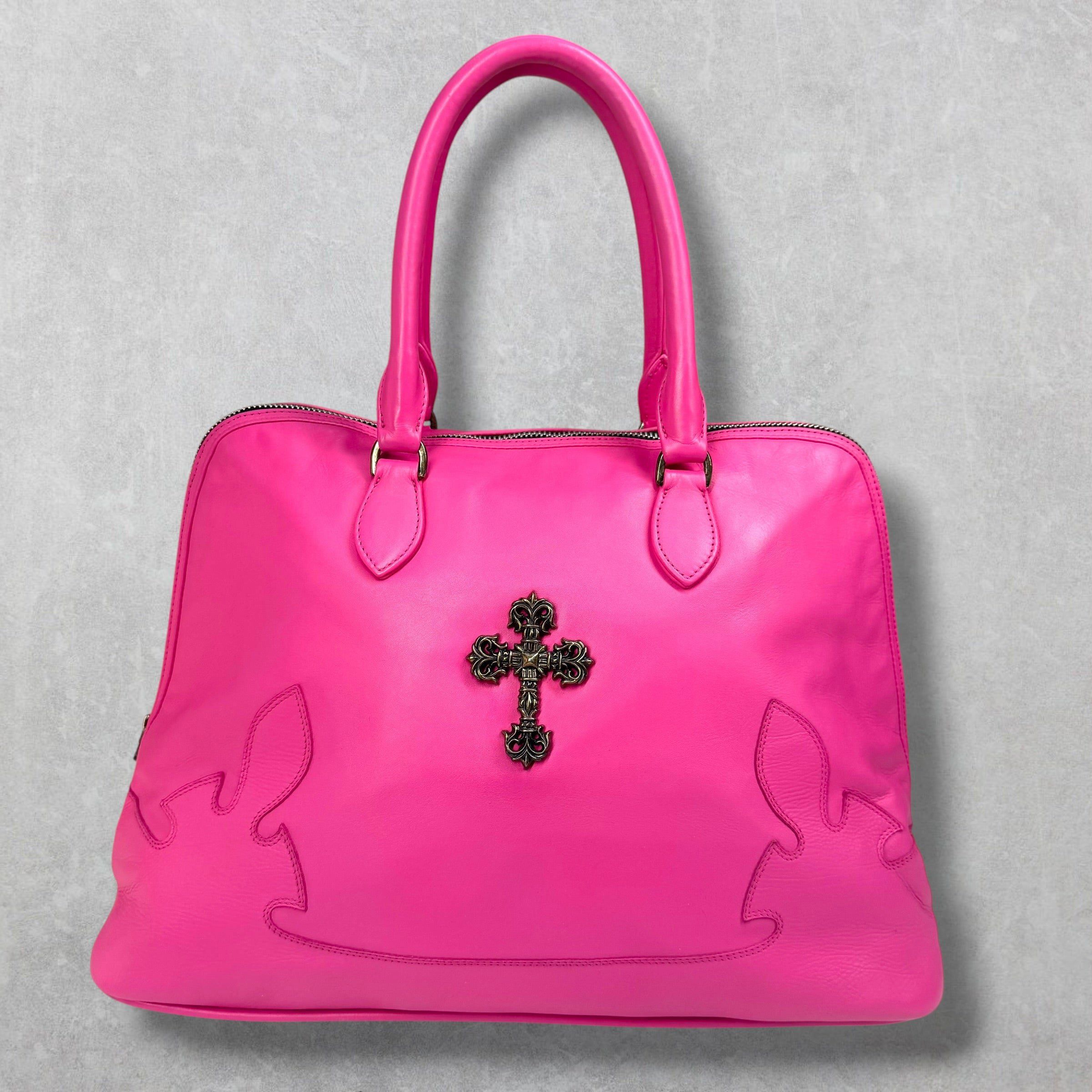 Chrome Hearts Chrome Hearts Pink Filigree Slouchy Mo Bag Size ONE SIZE - 1 Thumbnail