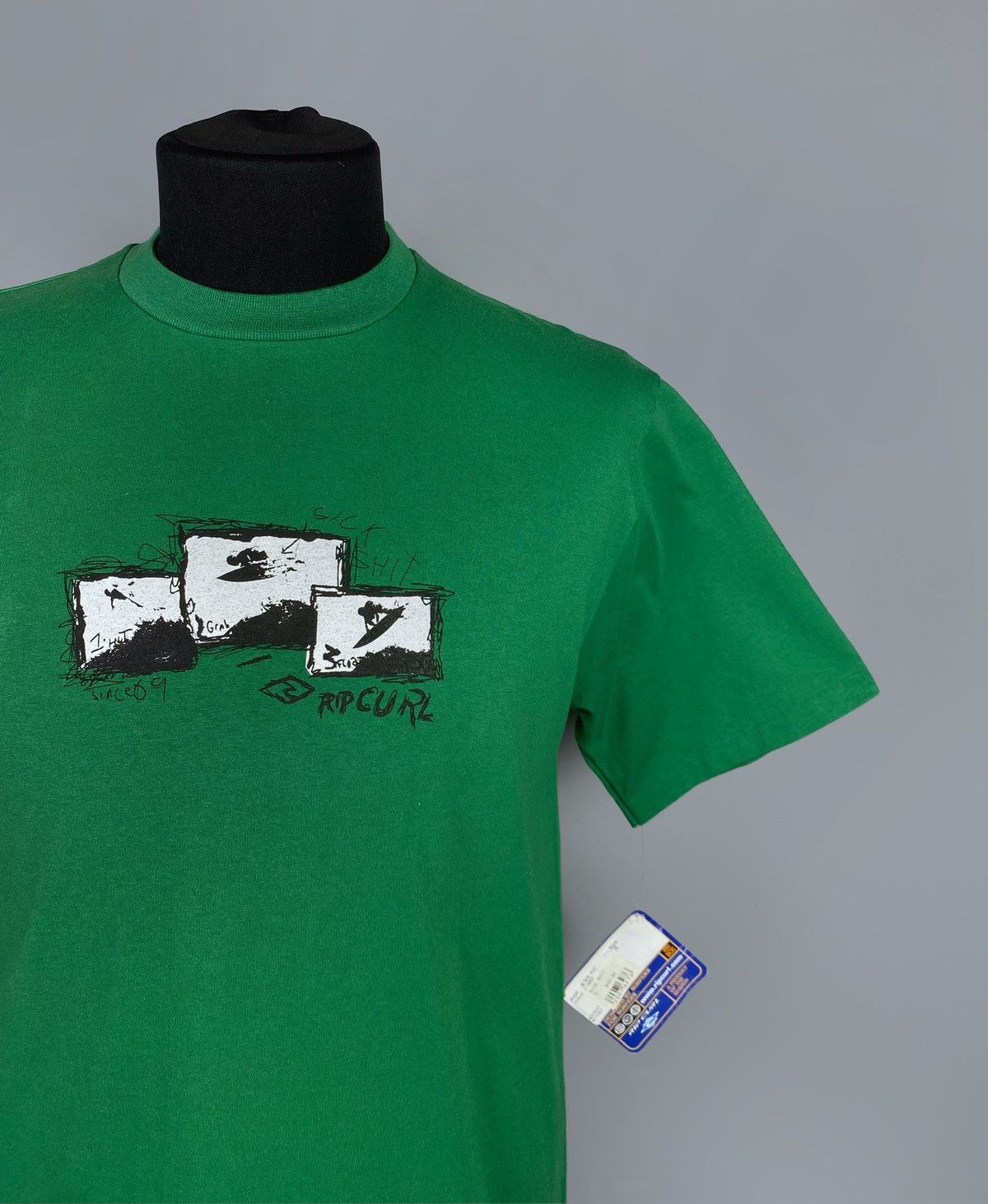 Rip Curl 90s RIP CURL S*ck Sh*t Single Stitch SS Surf Crew T-Shirt S Size US S / EU 44-46 / 1 - 5 Thumbnail