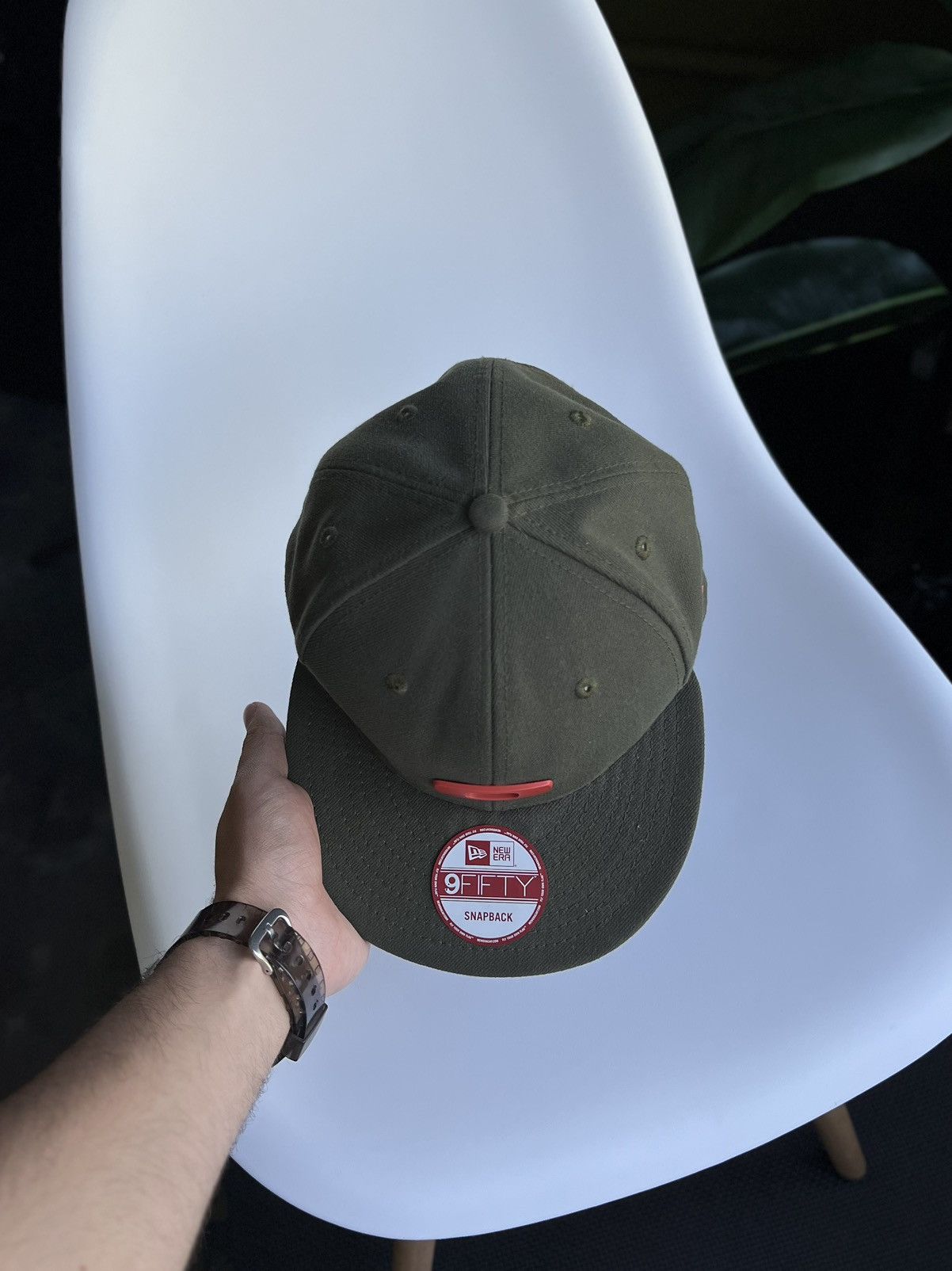 New Era × Oakley Oakley x New Era 9Fifty Snapback Hat Khaki Red 3D Logo Size ONE SIZE - 6 Thumbnail