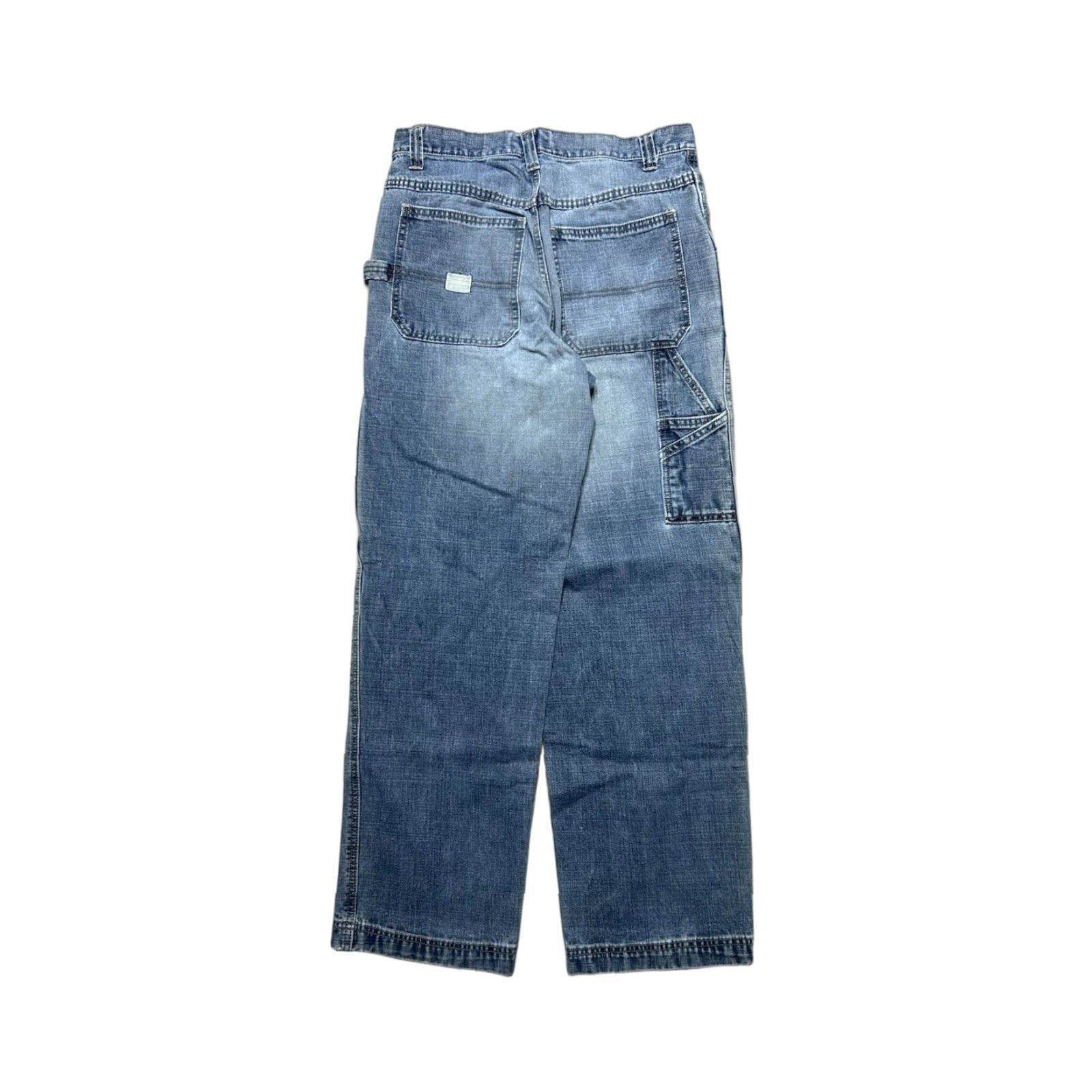 VINTAGE Old Navy Denim Jeans Carpenter Baggy Wide-Leg Skater 31x31 Men Regular 31 Denim Blue