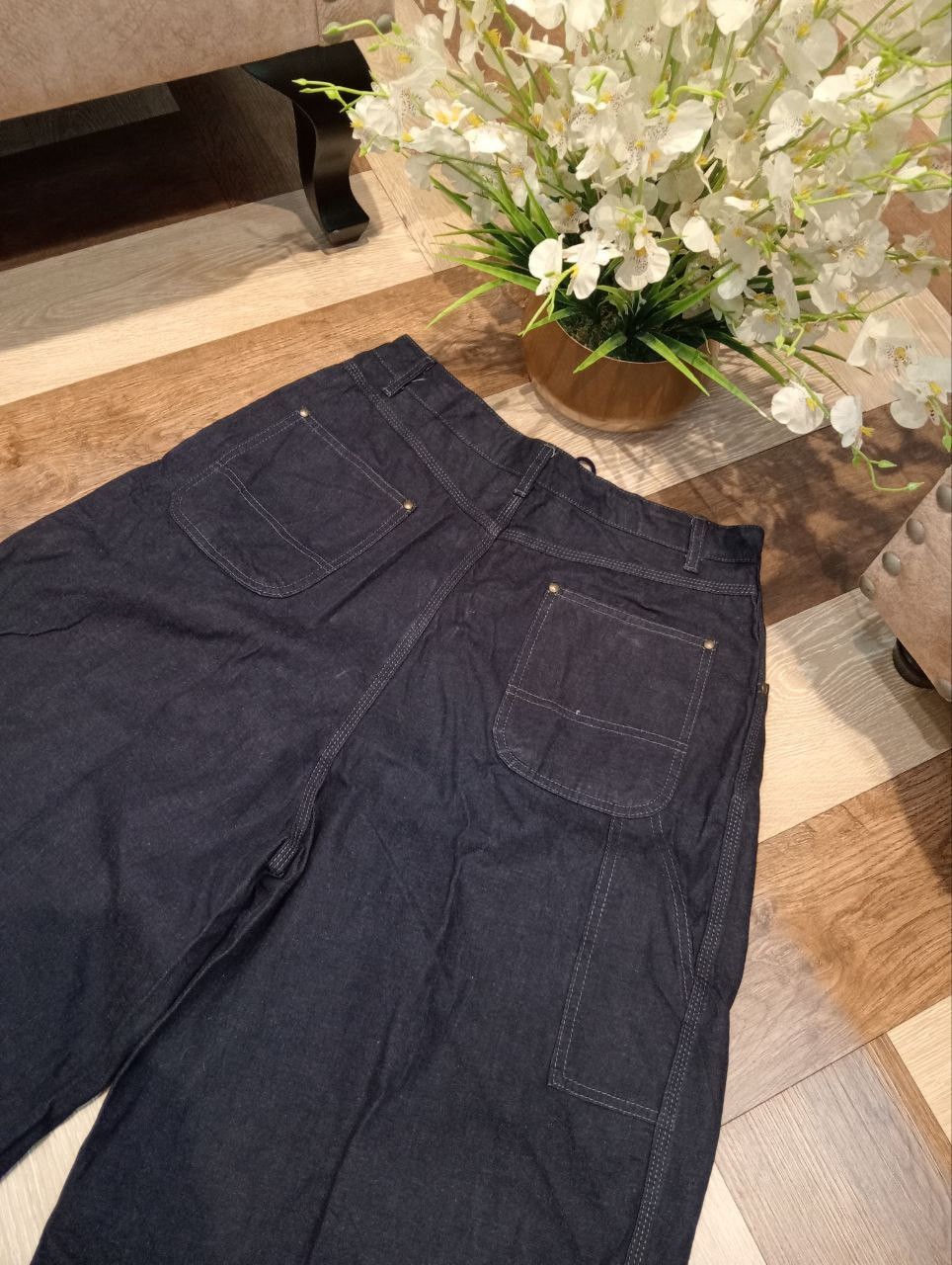 Needles RARE NEEDLES NEPENTHES RAW WIDE BAGGY BALLOON PANTS Size US 32 / EU 48 - 11 Thumbnail