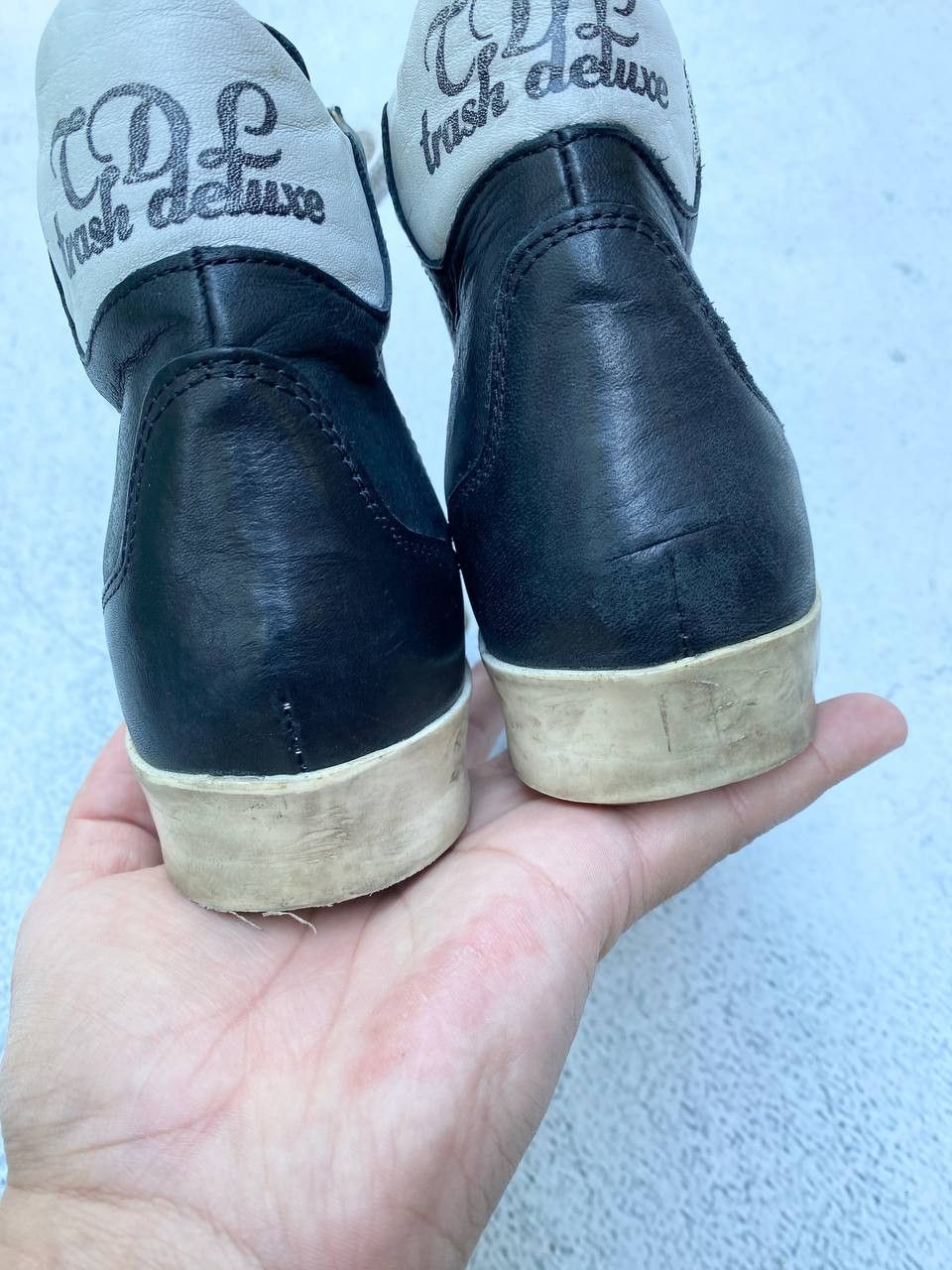 If Six Was Nine Vintage Isabel Marant Golden Goose style Faded Sneakers Size US 7 / IT 37 - 13 Thumbnail
