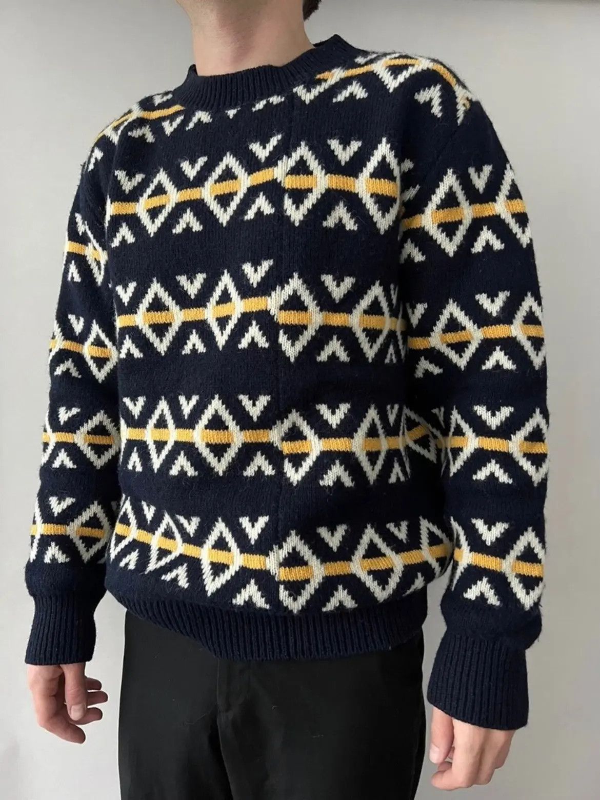 Raf Simons Raf Simons 16AW Diamond Pattern Sweater Size US M / EU 48-50 / 2 - 8 Thumbnail