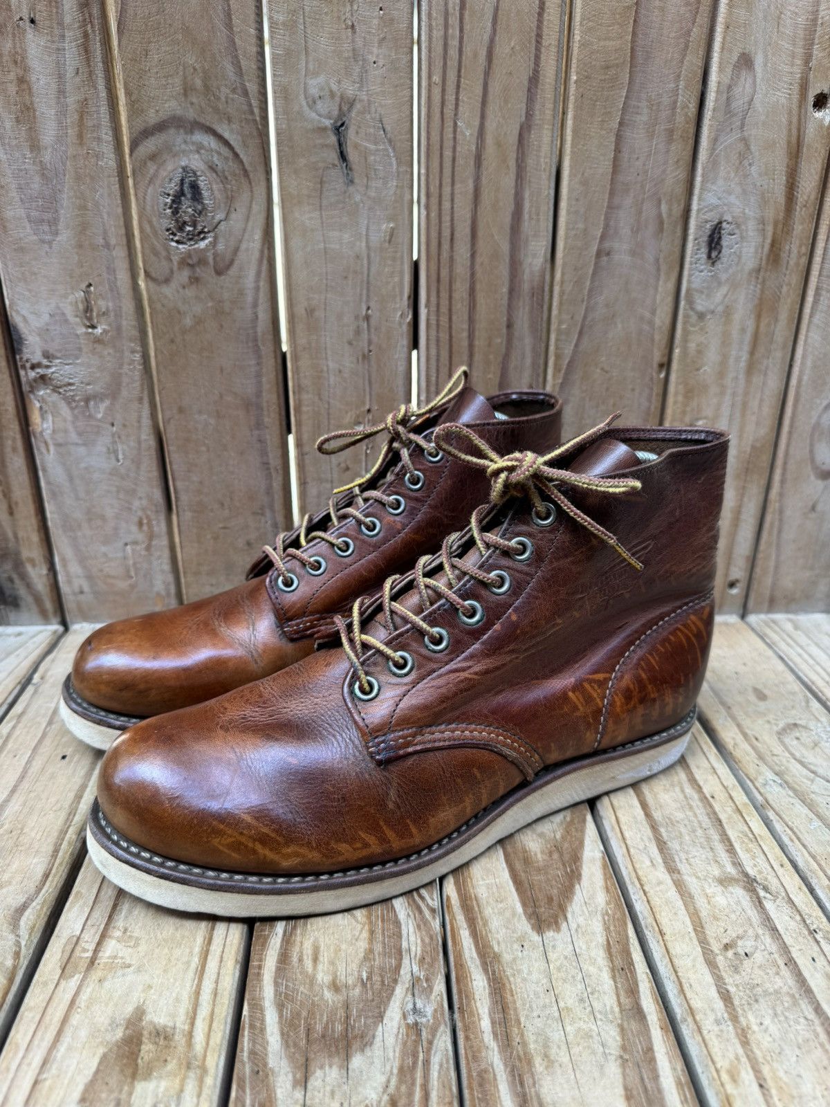 Red Wing Red Wing 9111 Chukka Brown leather boots EUR 41.5 UK 7.5 Size US 8.5 / EU 41-42 - 25 Thumbnail