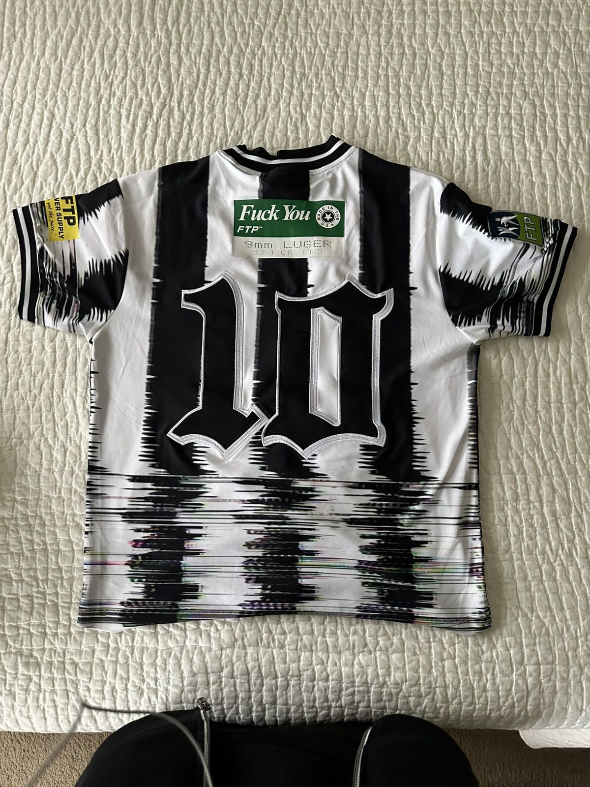 Fuck The Population Ftp distorted soccer jersey Size US M / EU 48-50 / 2 - 3 Thumbnail