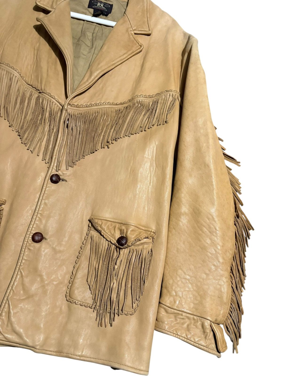 RRL Ralph Lauren RRL Ralph Lauren Fringe Duster Leather Jacket Western cowboy Size US M / EU 48-50 / 2 - 3 Thumbnail