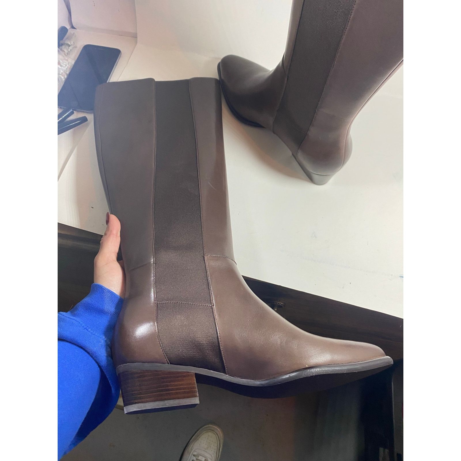 Cole Haan Cole Haan Hallee Stretch Boot Java Leather NWT W9 Size US 9 / IT 39 - 7 Thumbnail