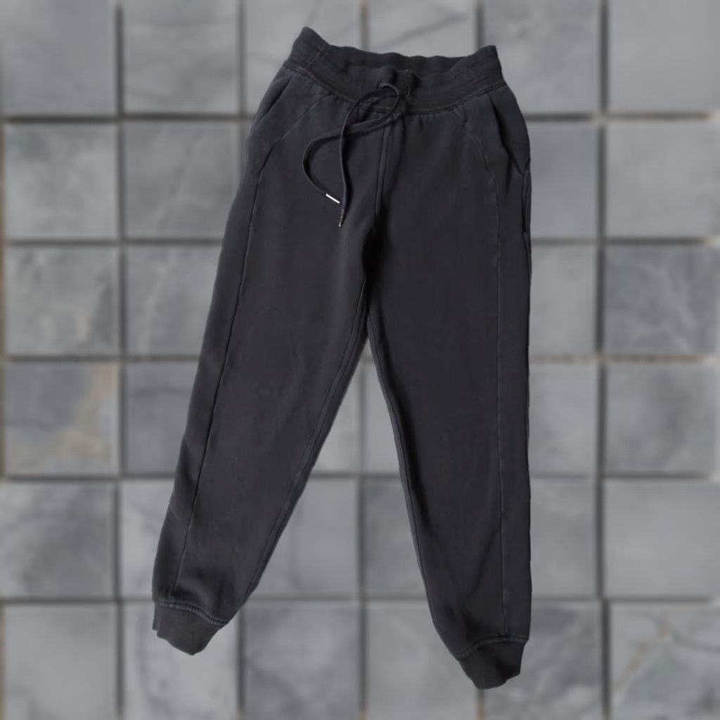 Lululemon Lululemon Pants Womens 2 Black Sweatpants Drawstring Casual Lounge Ladies Size 26" / US 2 / IT 38 - 1 Thumbnail