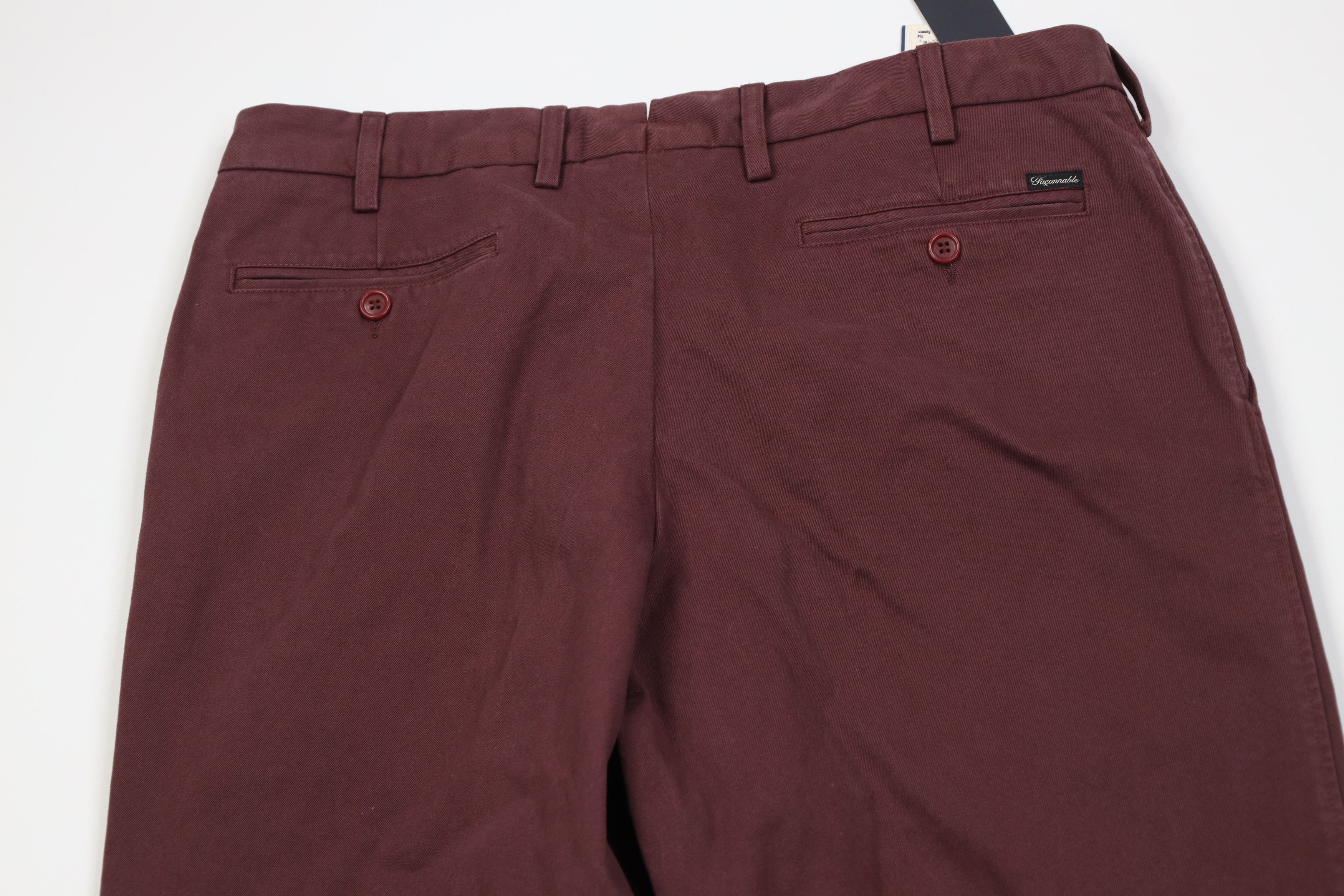 Faconnable Deadstock Faconnable Fit Heavyweight Chino Pants Trousers Size US 36 / EU 52 - 11 Thumbnail