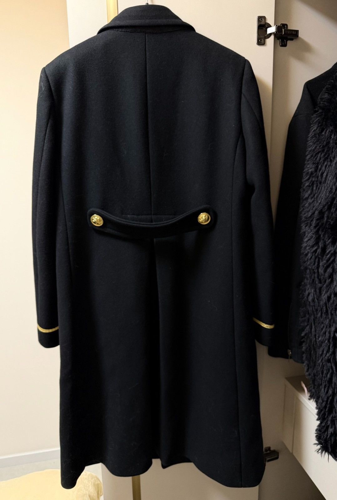 Saint Laurent Paris Saint Laurent 16FW Court Lion Gold Button Overcoat Size US L / EU 52-54 / 3 - 4 Thumbnail