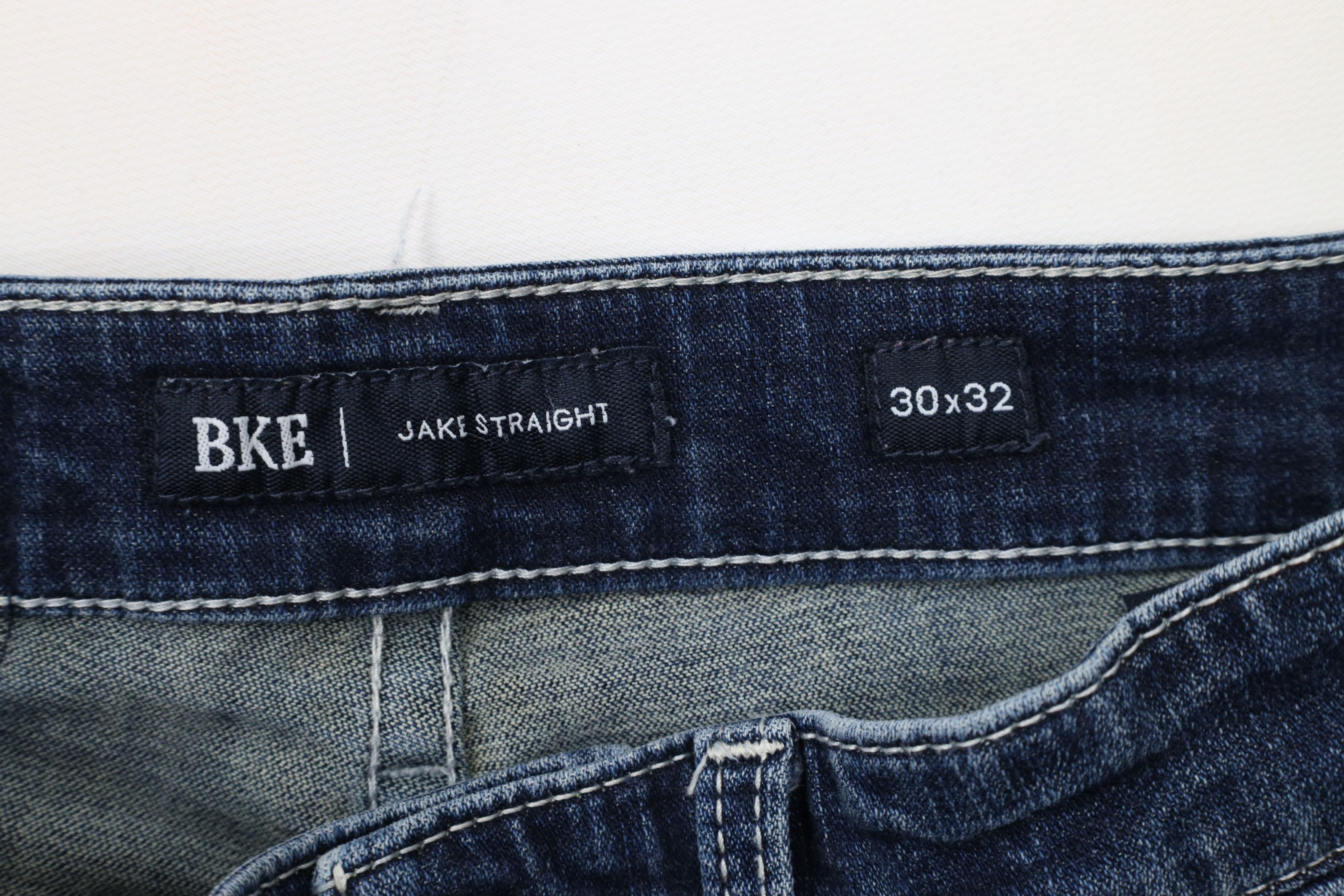 Vintage Buckle BKE Stitch Stretch Jake Straight Leg Denim Jeans Blue Size US 30 / EU 46 - 6 Thumbnail