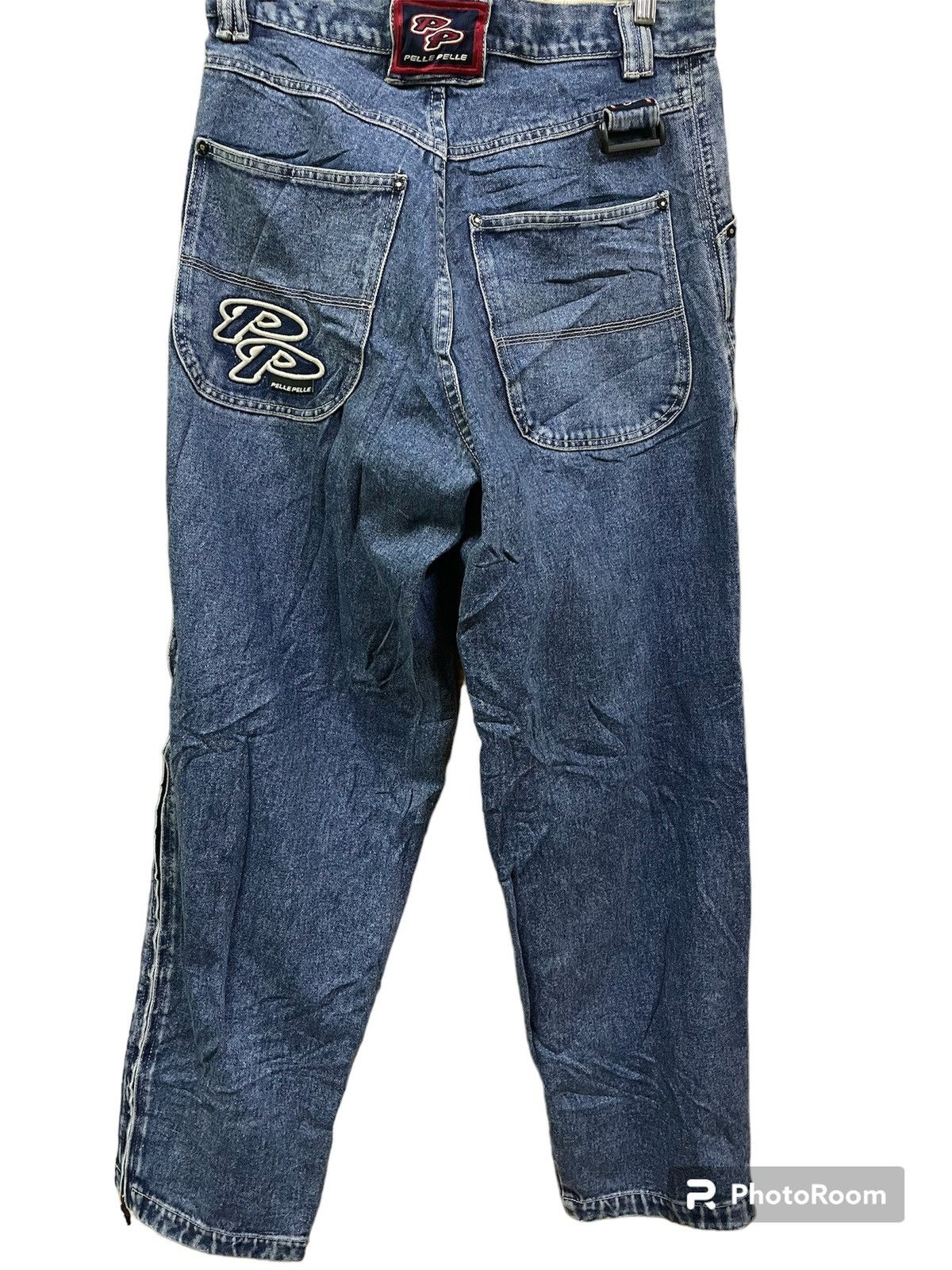 image of Vintage Pele Pele By Marc Buchanan Baggy Jeans in Blue, Men's (Size 31)
