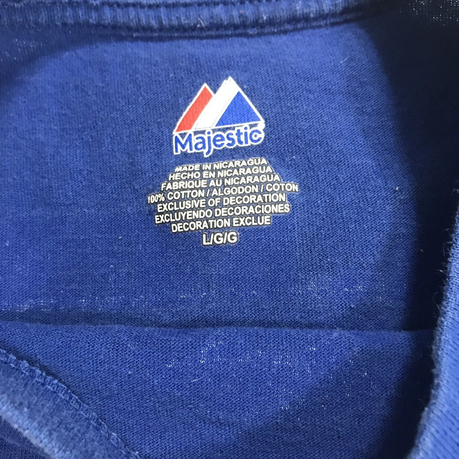 Majestic Majestic Chicago Cubs MLB Basebal Ticket Shirt Adult Large B Size US L / EU 52-54 / 3 - 4 Thumbnail