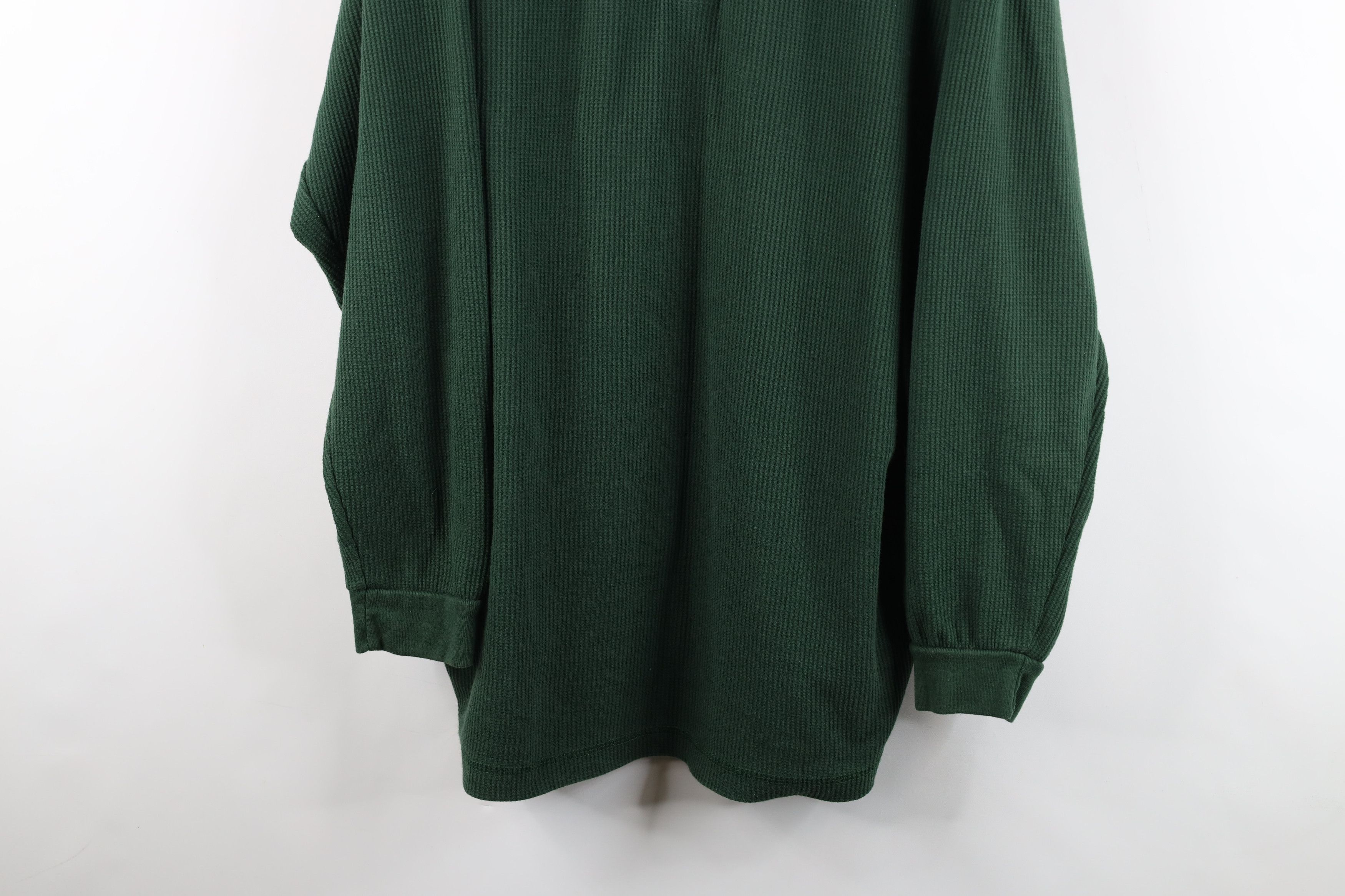 Vintage Vintage 90s Streetwear Waffle Long Sleeve Henley T-Shirt Size US XXL / EU 58 / 5 - 3 Thumbnail