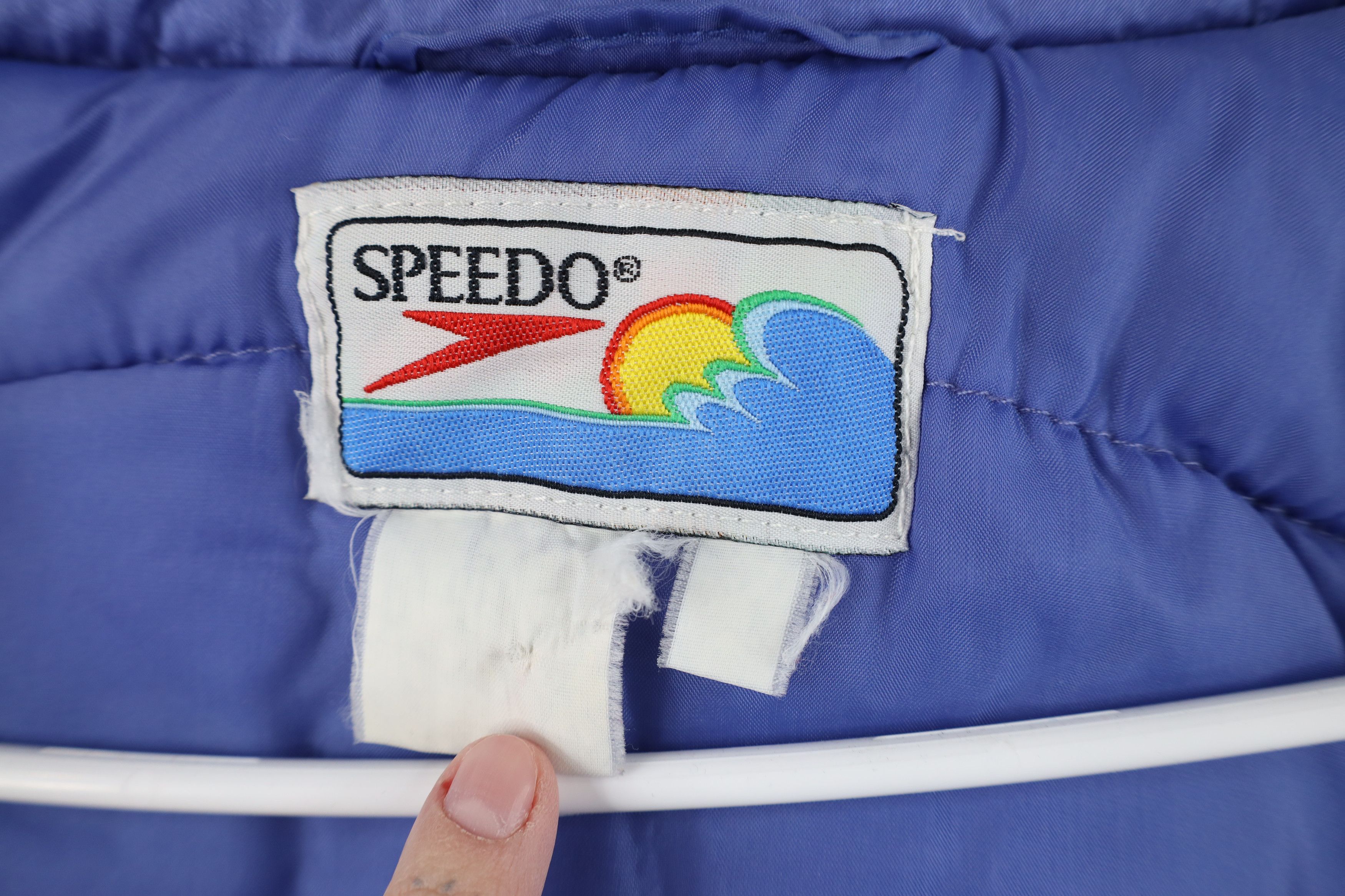 Speedo Vintage 70s Speedo Convertible Puffer Vest Jacket Striped Size S / US 4 / IT 40 - 10 Thumbnail