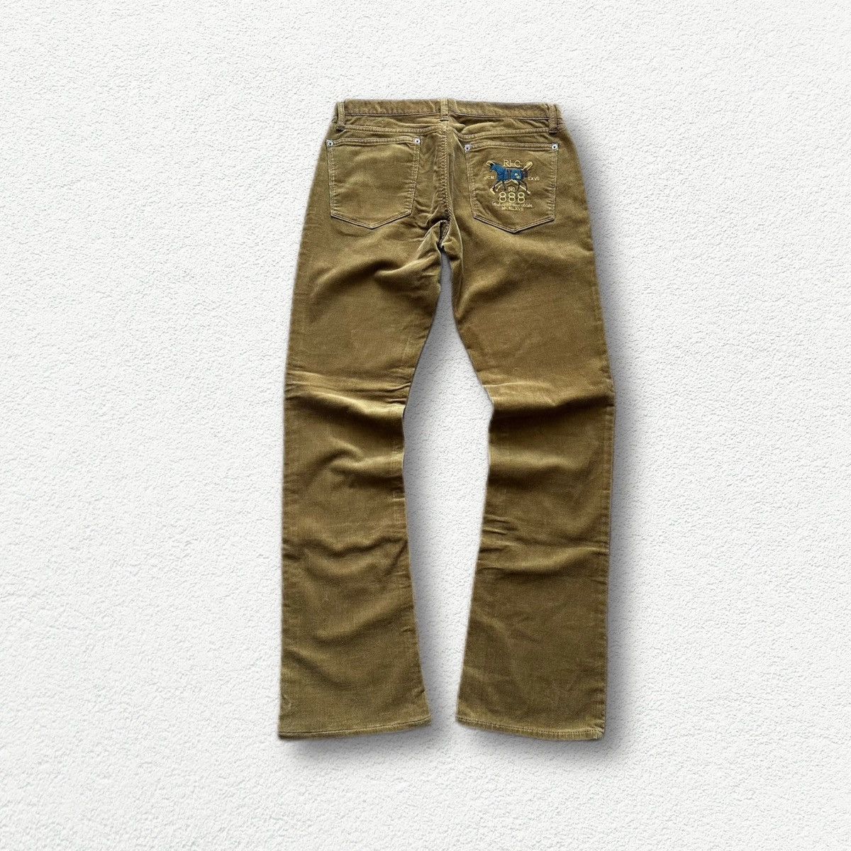 Polo Ralph Lauren × Vintage Vintage Polo Ralph Lauren velvet straight pants madison 888 Size US 31 - 1 Thumbnail