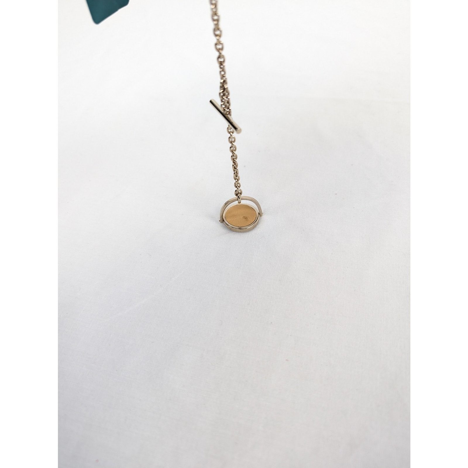 Loro Piana o1rshd1 Size: OS / Pocket Watch Chain Locket Round Metallic Size ONE SIZE - 4 Thumbnail
