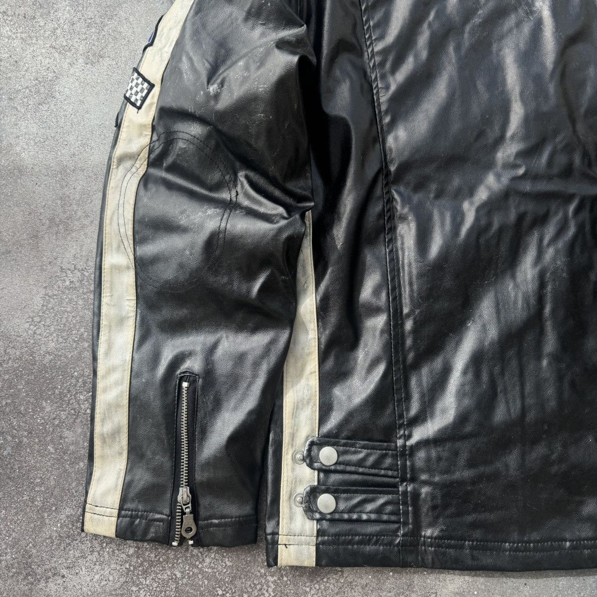 Hysteric Glamour Amazing Vintage Racing Faux Leather Moto Jacket Size US S / EU 44-46 / 1 - 14 Thumbnail