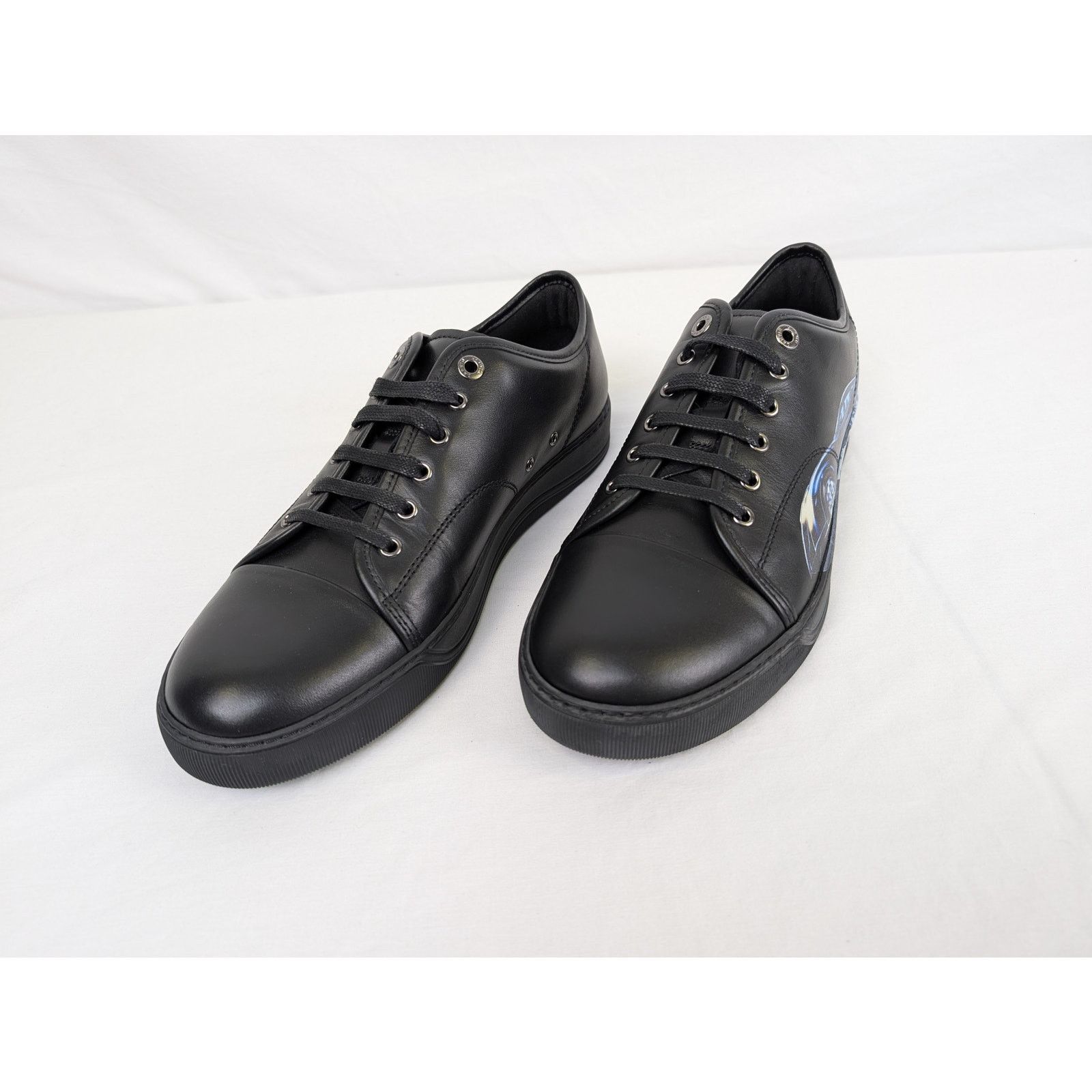 Lanvin o1rshd1 DBBI Low Top Sneakers in Black Size US 9 / EU 42 - 6 Thumbnail